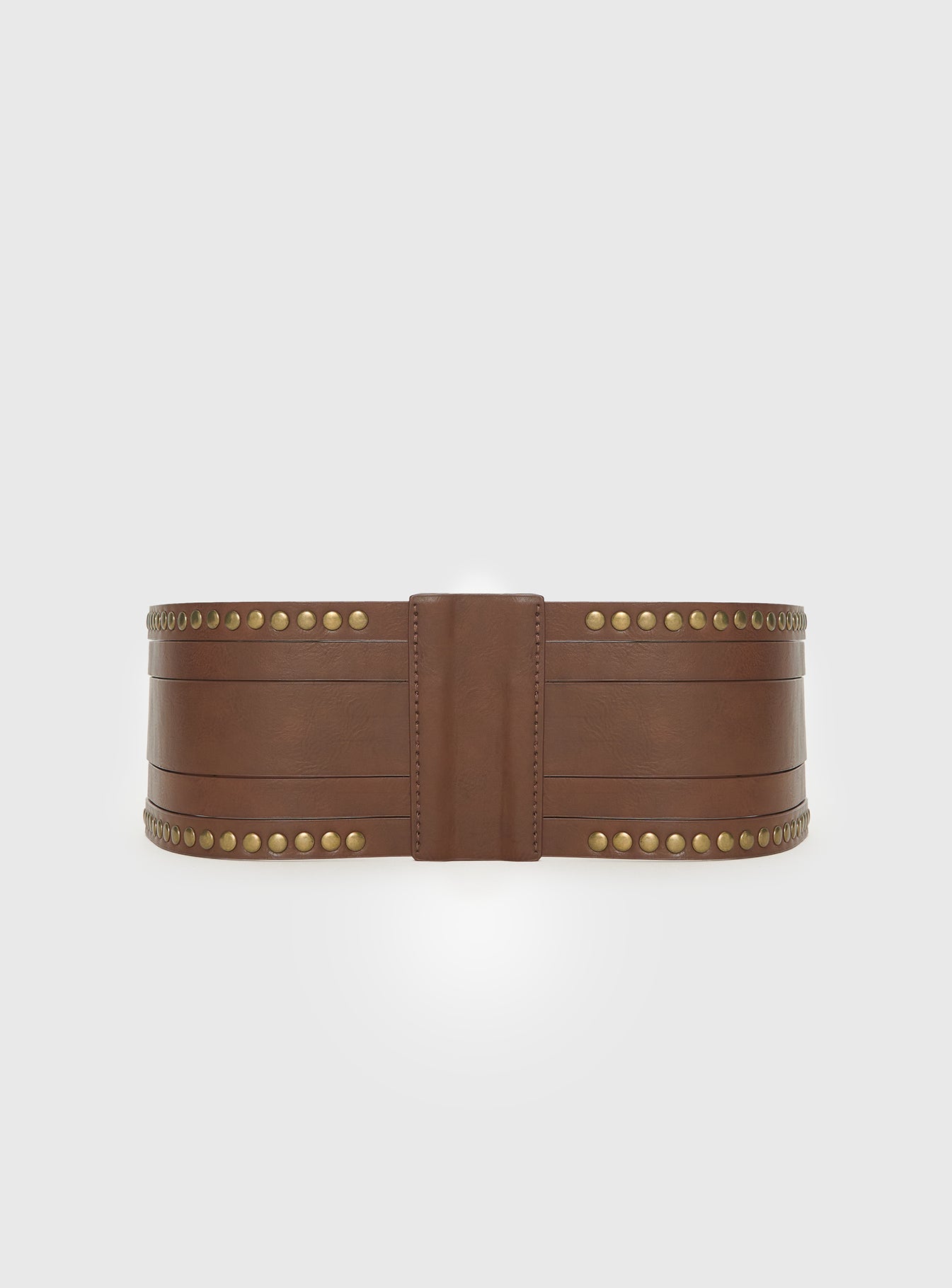 Vanish Faux Leather Belt Brown - Image 4