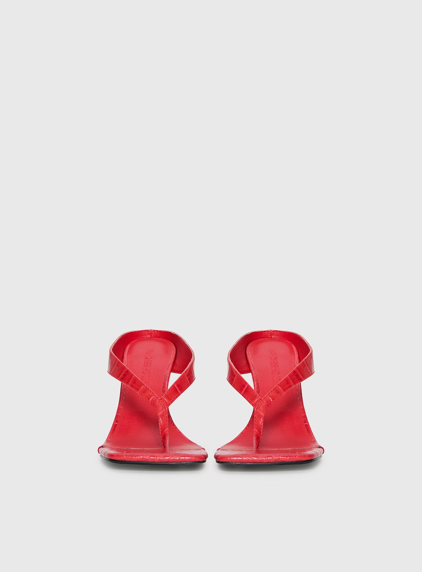 Nylah Wedge Heels Red Croc - Image 4
