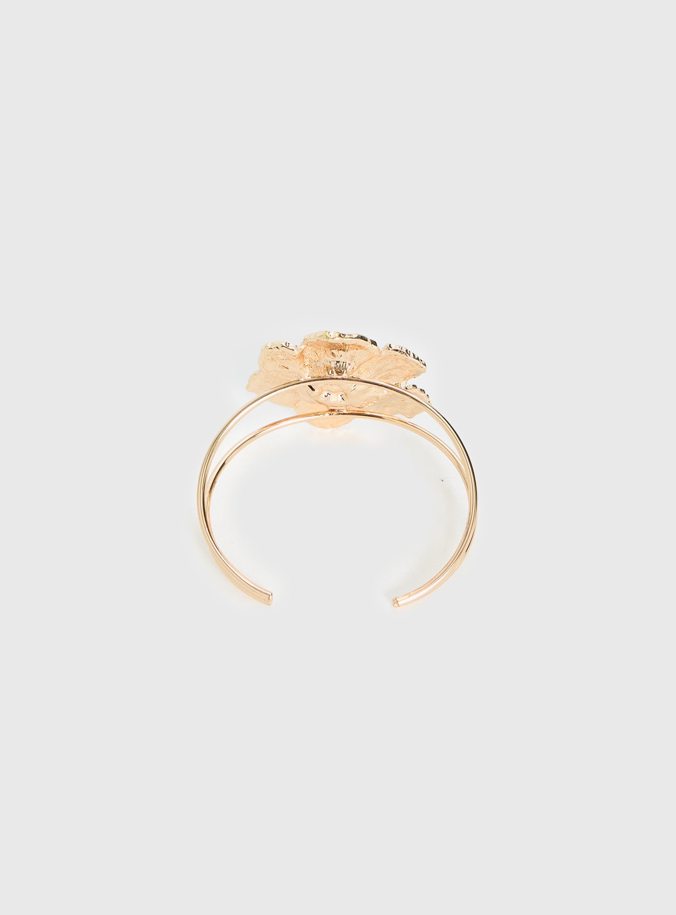Set Adrift Flower Cuff Gold - Image 4