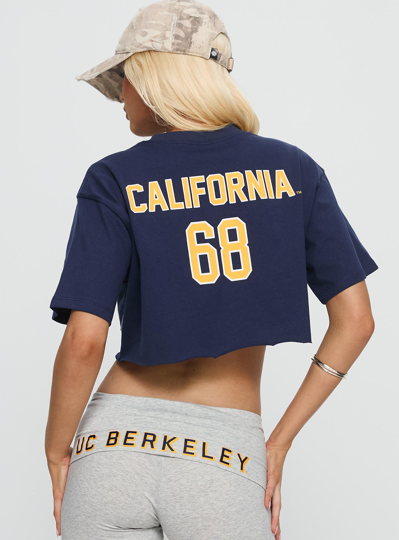 Uc Berkeley Track Tee Blue - Image 4