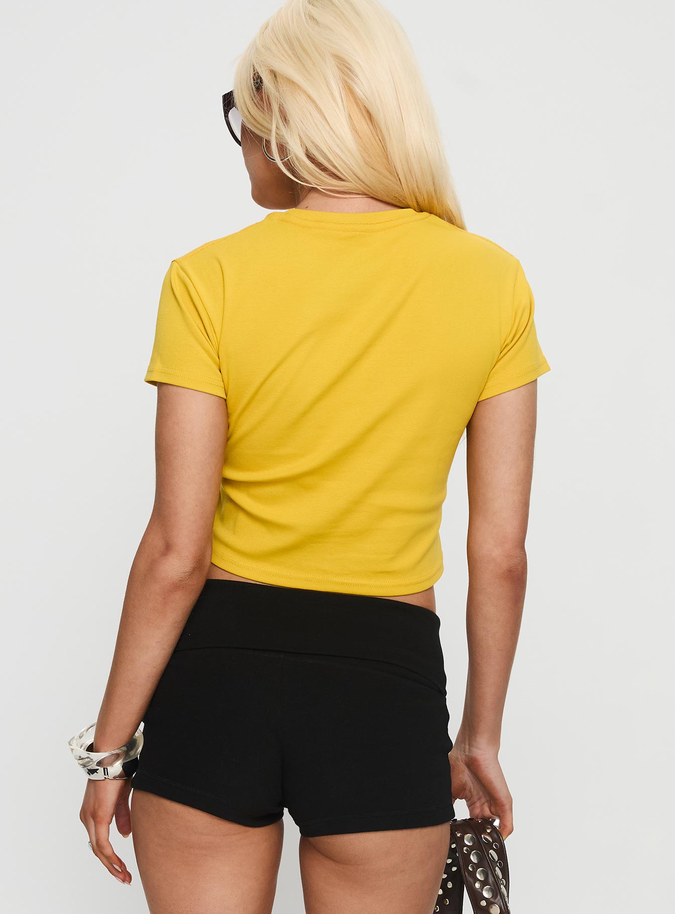 Your Favourite Ex Graphic Top Yellow - Image 5