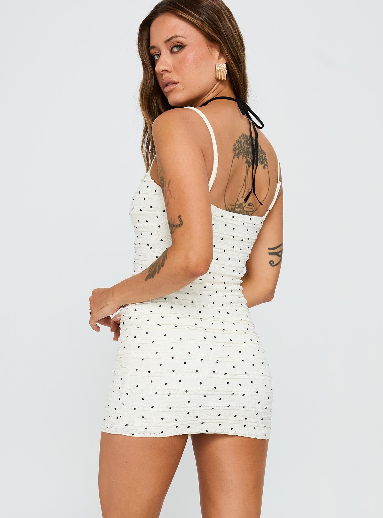 Gradine Mini Dress Polka Dot - Image 5