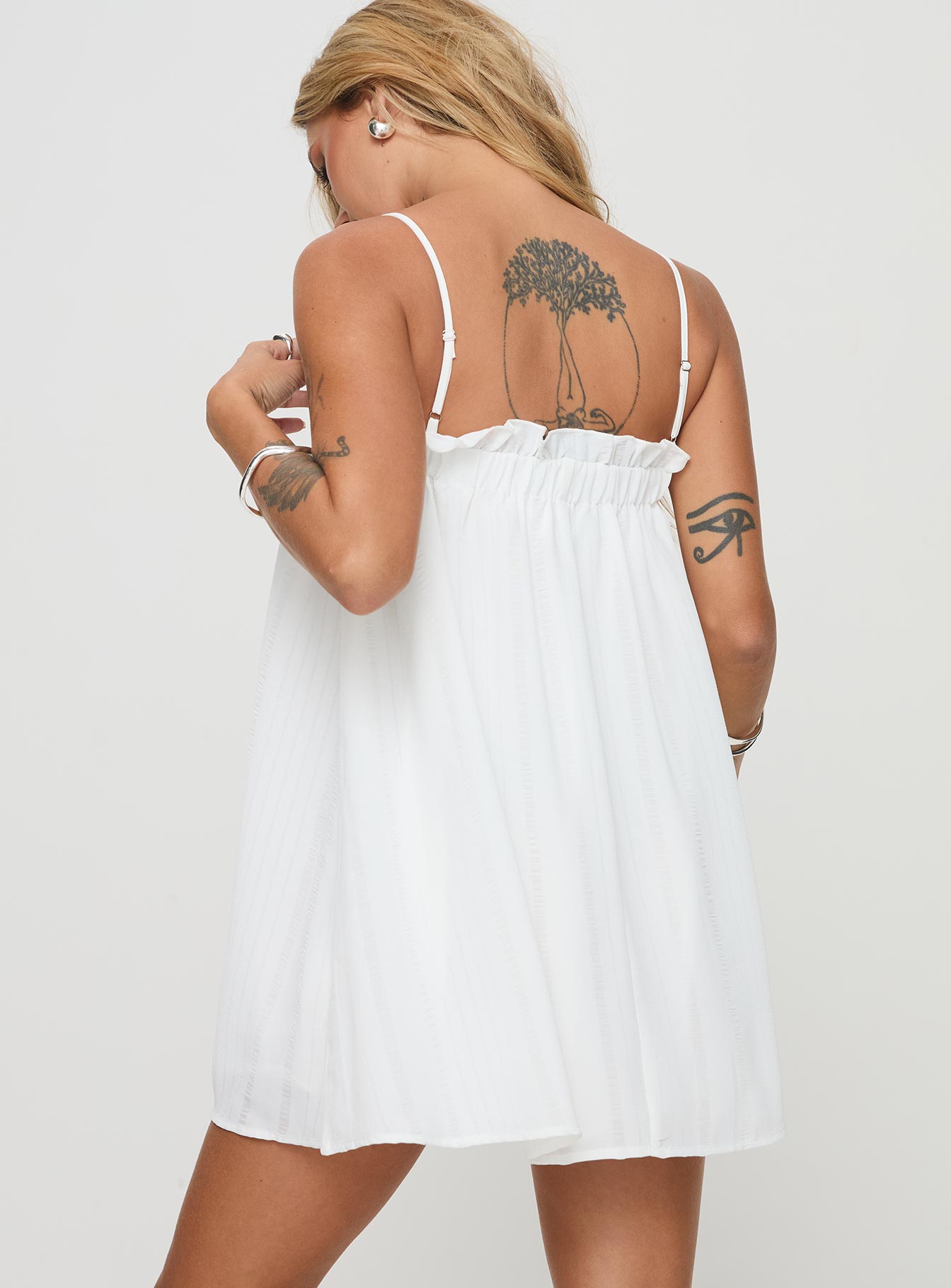 Marsaline Mini Dress White - Image 5