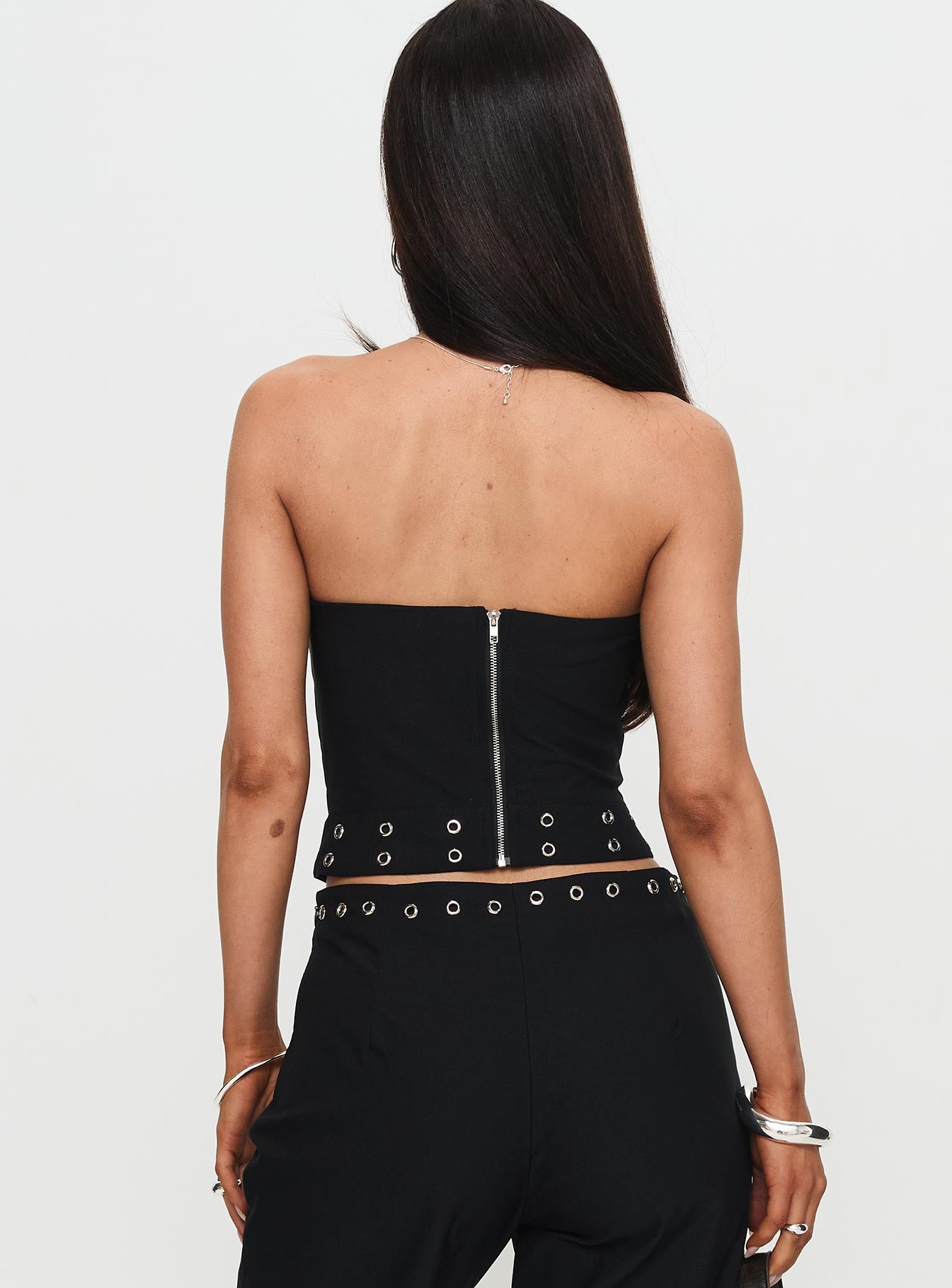 Passionette Strapless Top Black - Image 5