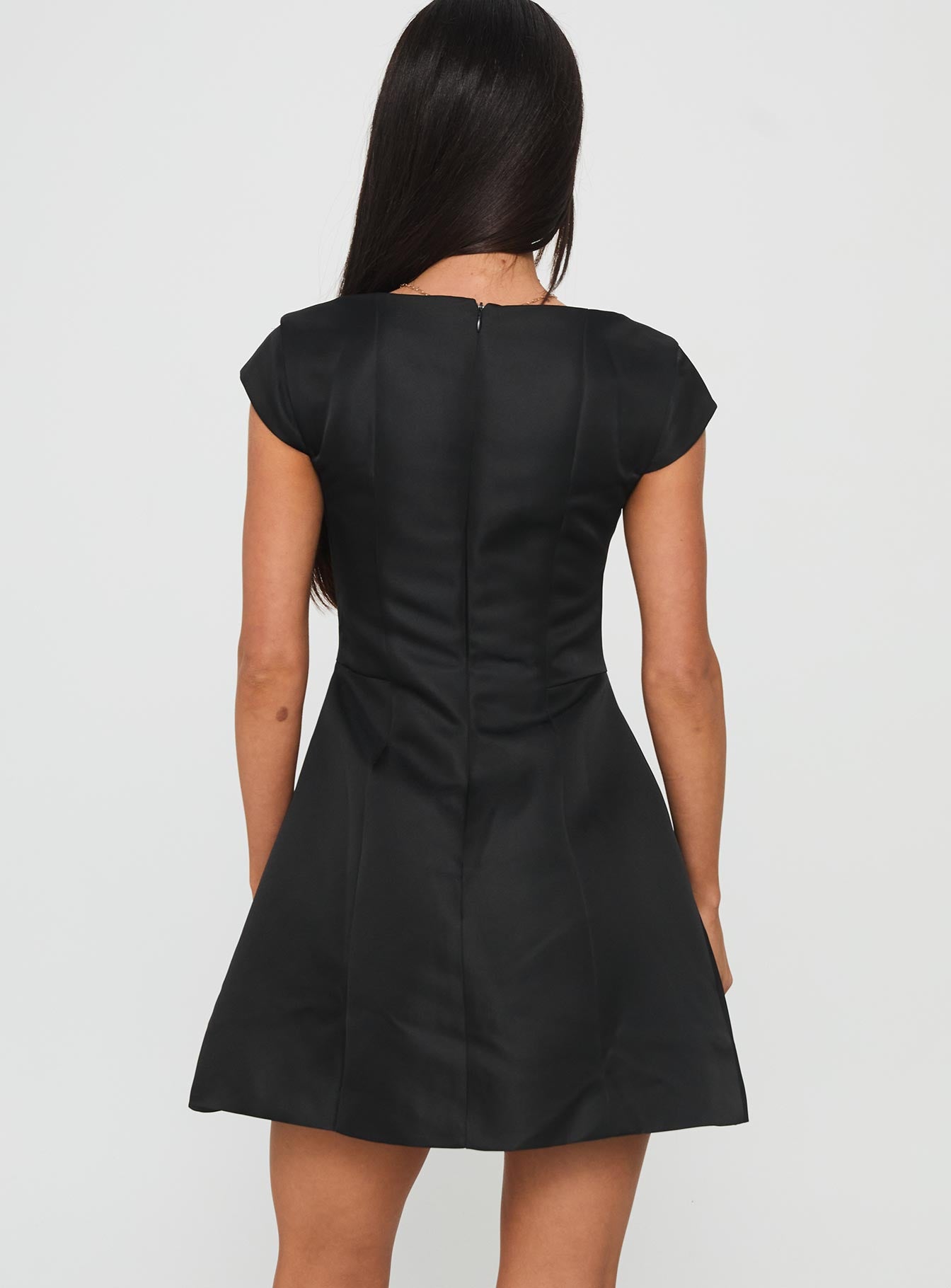 Mariza Mini Dress Black - Image 4