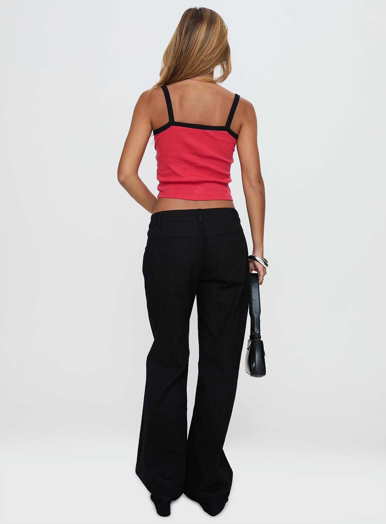 Benicale Low Rise Cargo Pants Black - Image 5