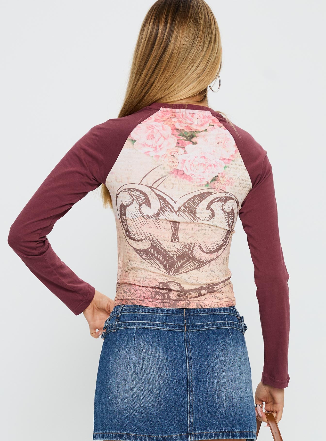 Lock And Key Long Sleeve Top Multi - Image 5