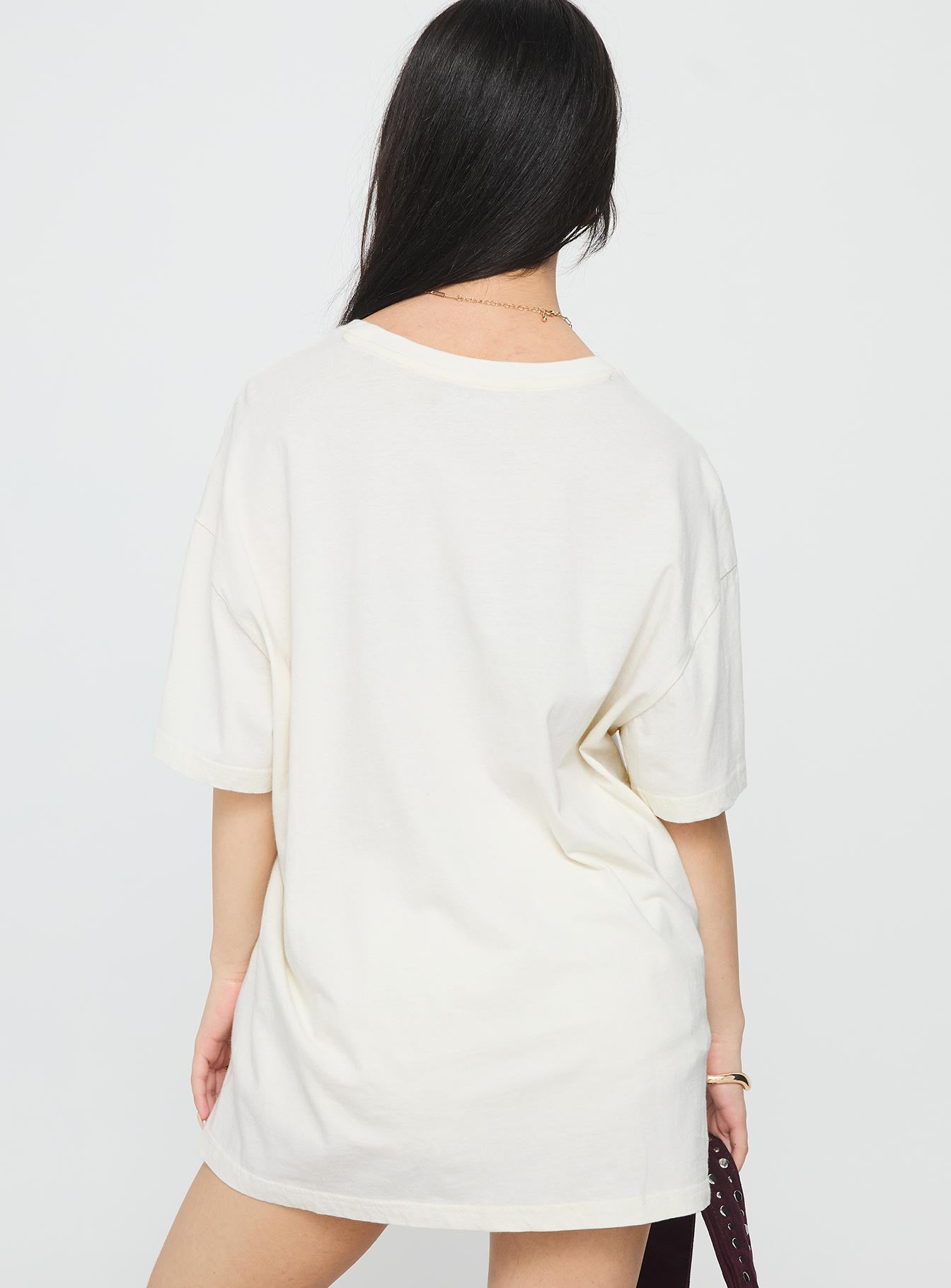 Hawaii Locale Oversized Graphic Tee Marshmellow - Image 5
