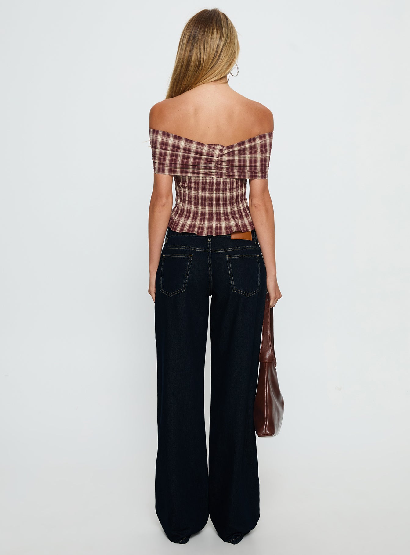 Tidal Wave High Rise Straight Leg Jeans Raw Denim - Image 4