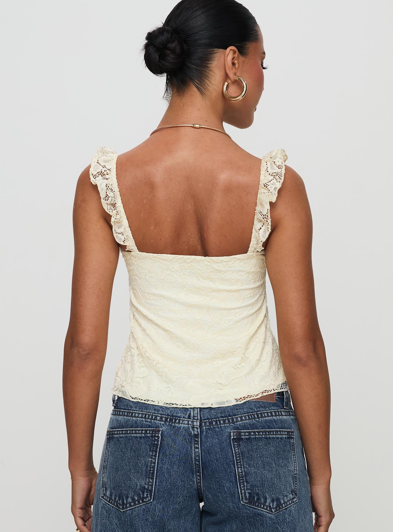 Madaleine Lace Top Cream - Image 5