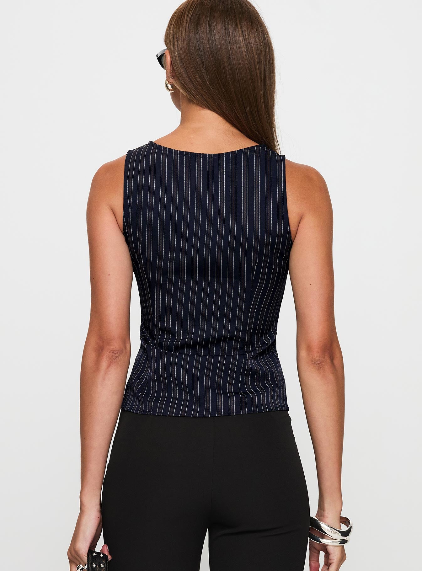 Running Wild Top Blue Stripe - Image 5