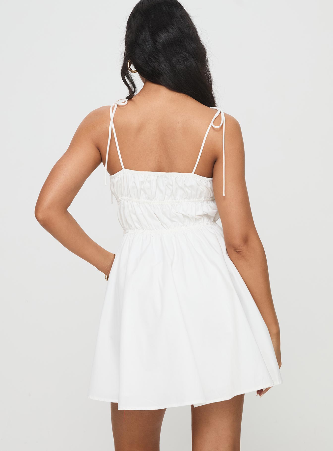 Jacksonne Mini Dress White - Image 5