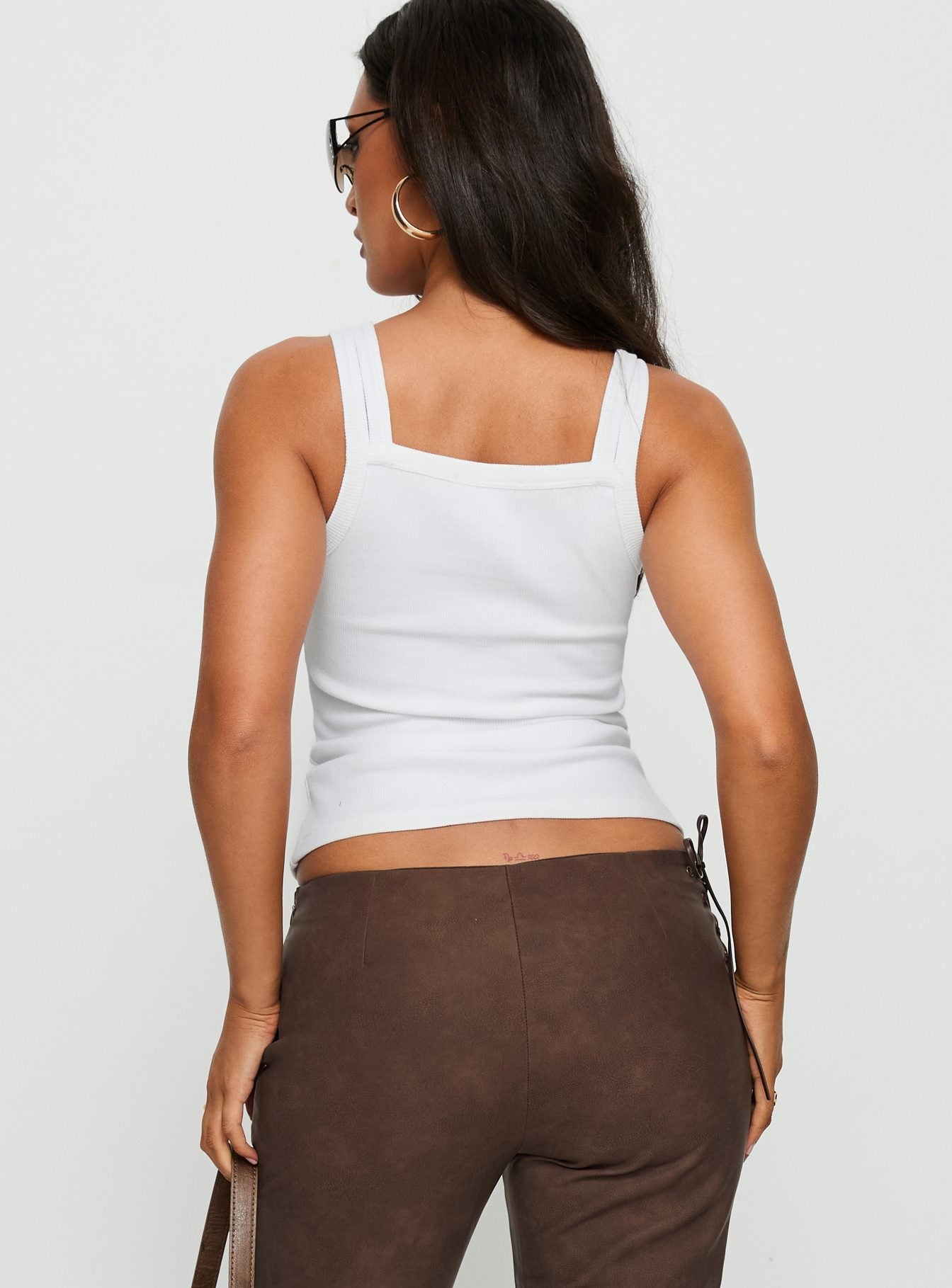 Aglaia Layered Cami Top White - Image 5
