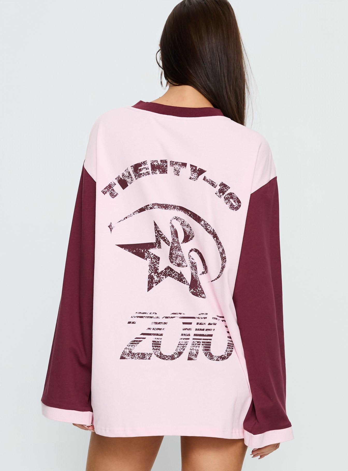 Starletta Long Sleeve Moto Top Pink - Image 5