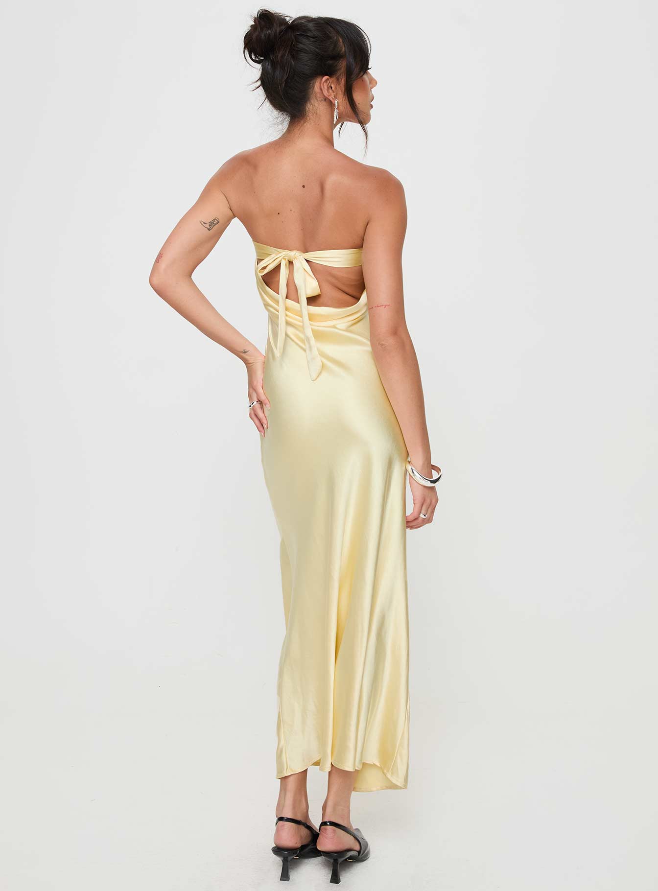 Haley Maxi Dress Yellow - Image 5