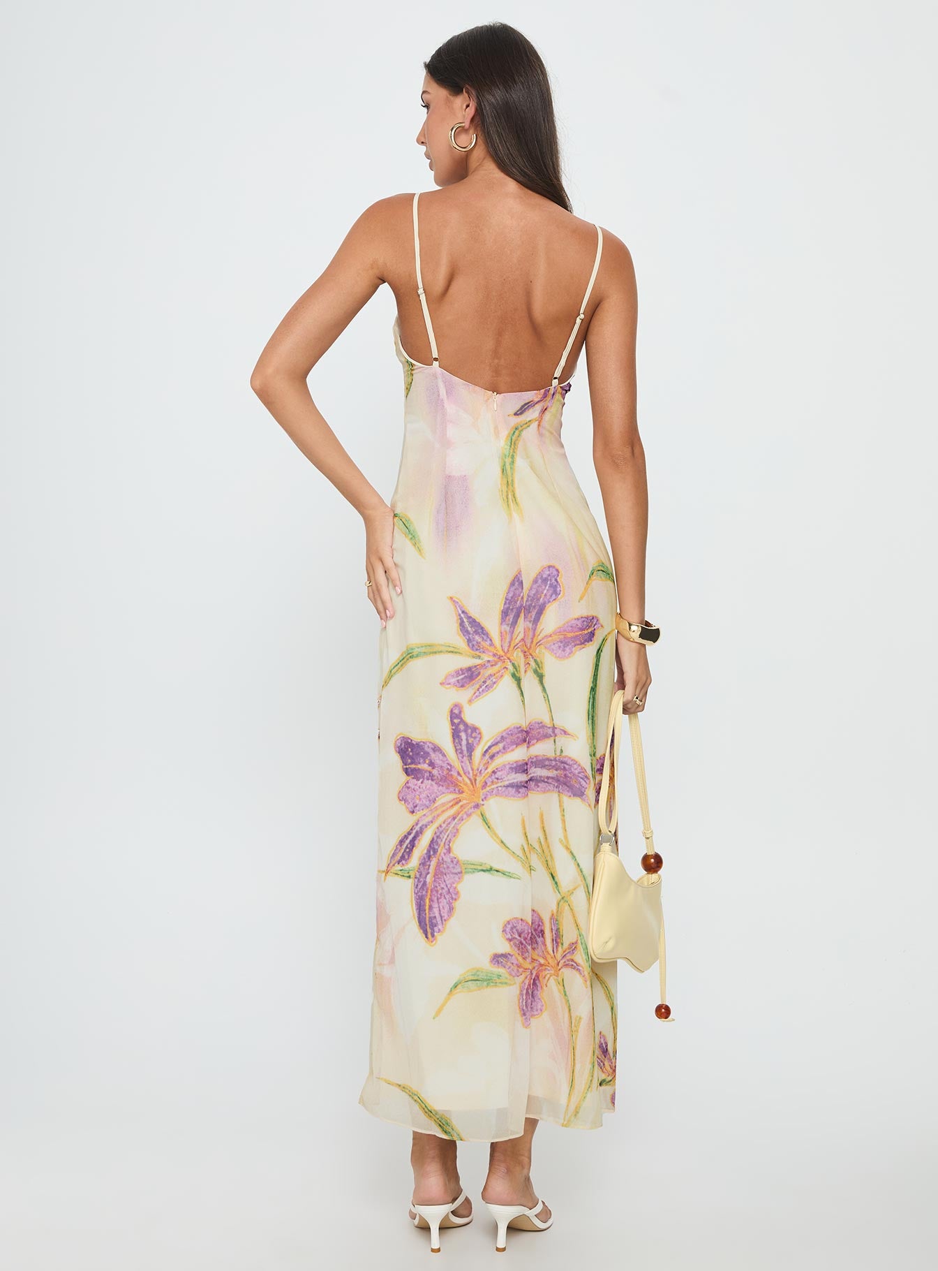 Isakaia Beaded Maxi Dress Floral Multi - Image 5