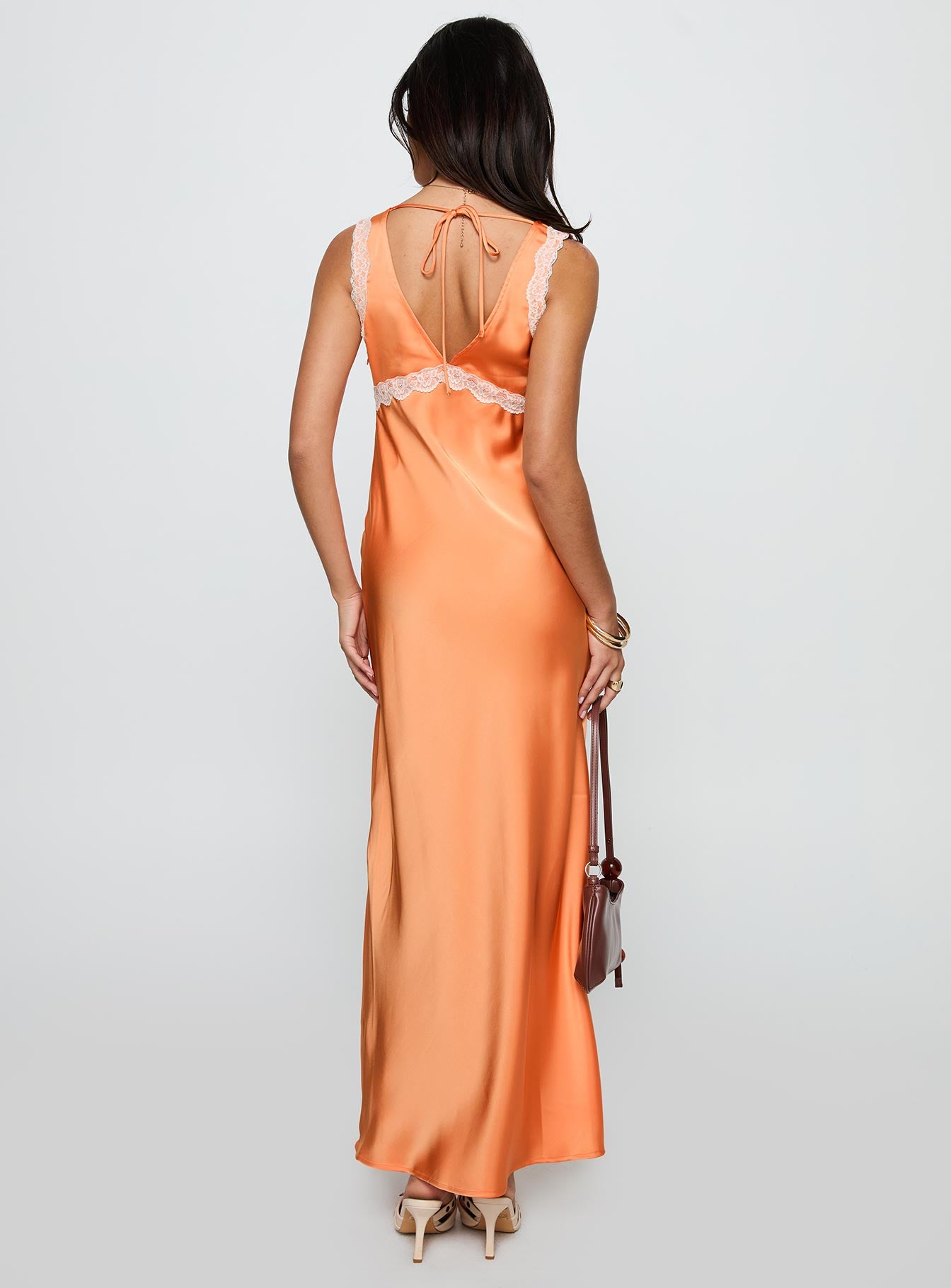 Natassja Maxi Dress Orange - Image 4