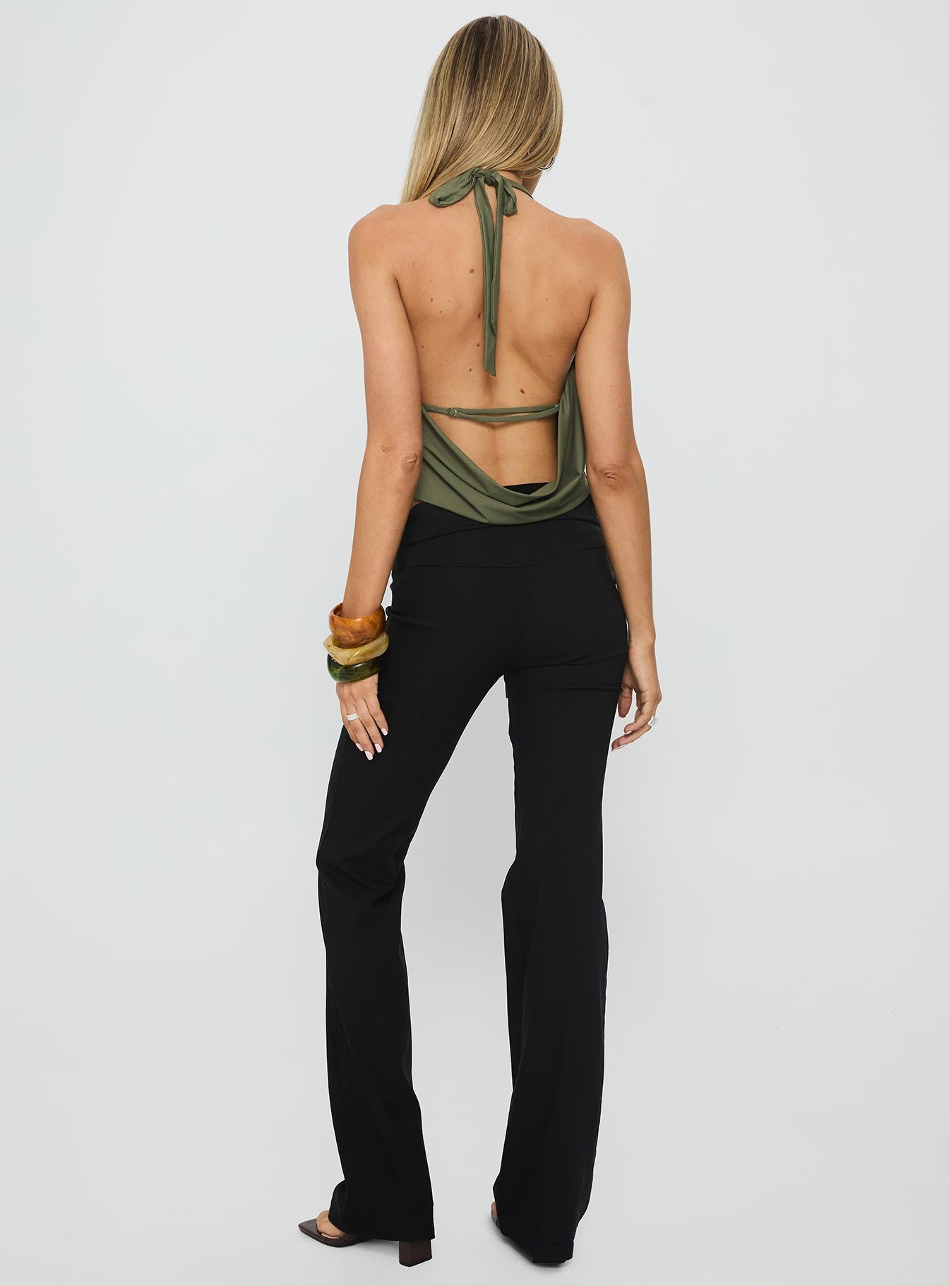Twinflame Low Rise Hardware Pants Black - Image 5