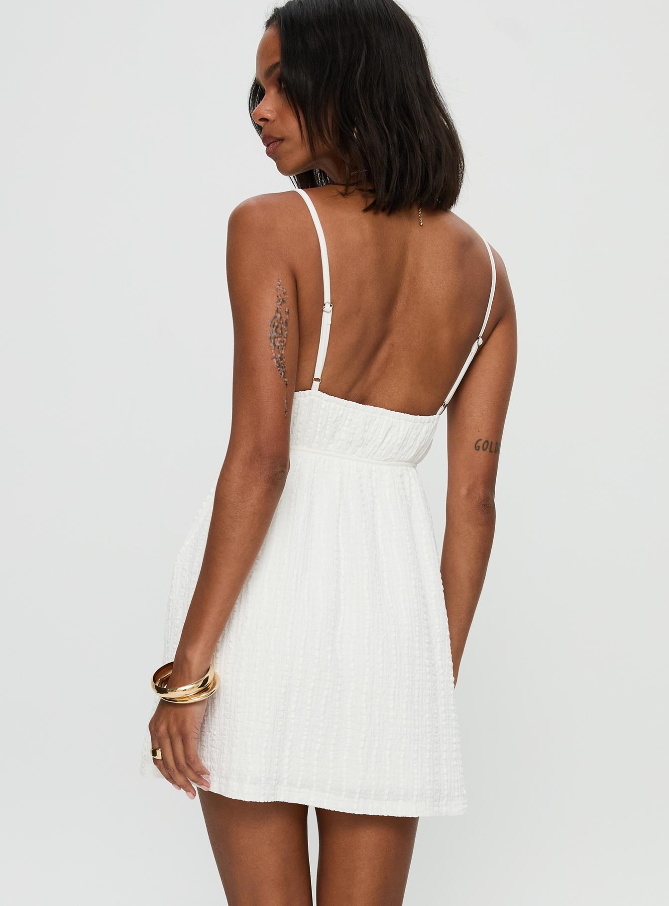 All Too Well Mini Dress White - Image 5