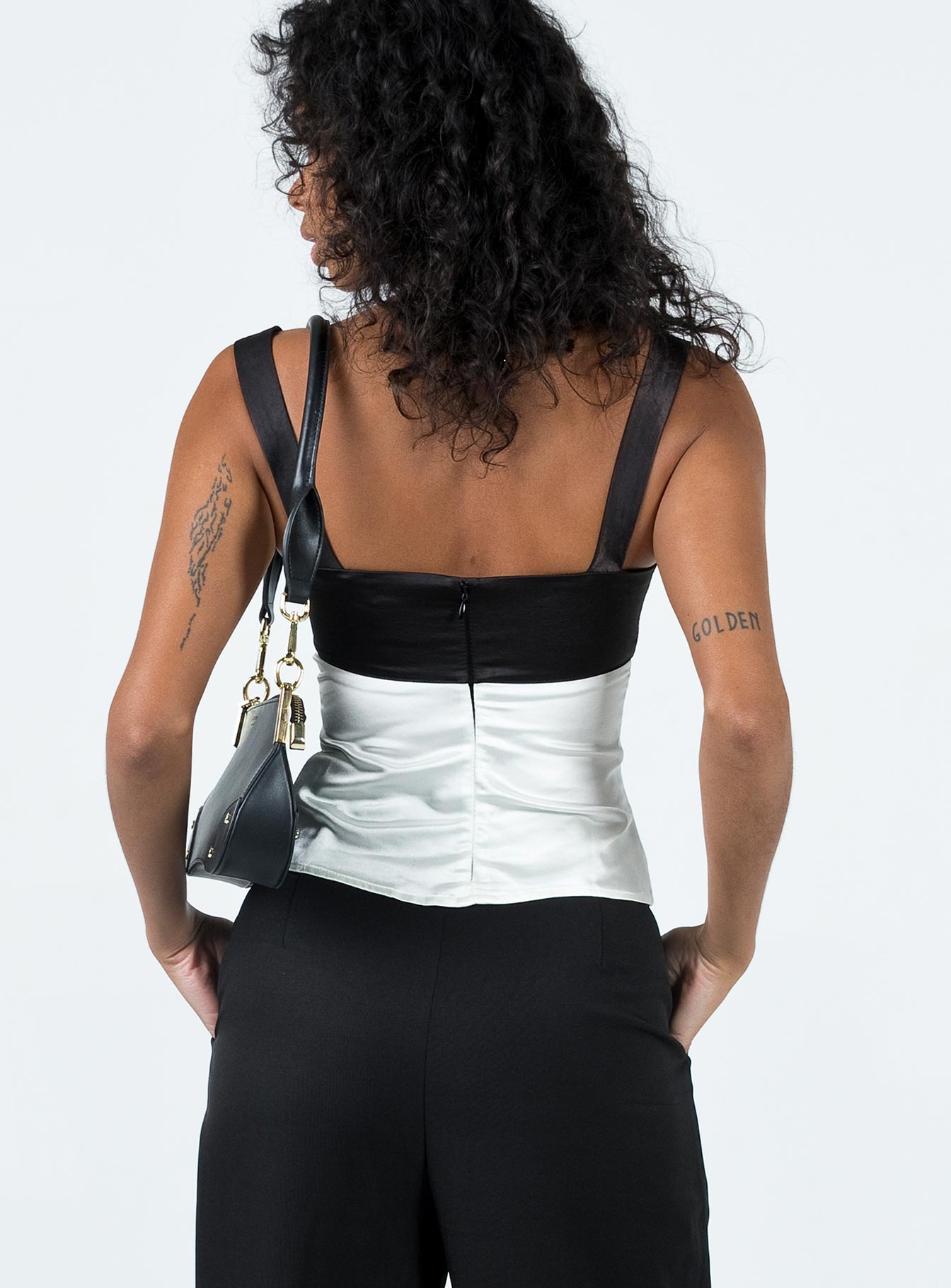 Chantell Top Black Cream - Image 4