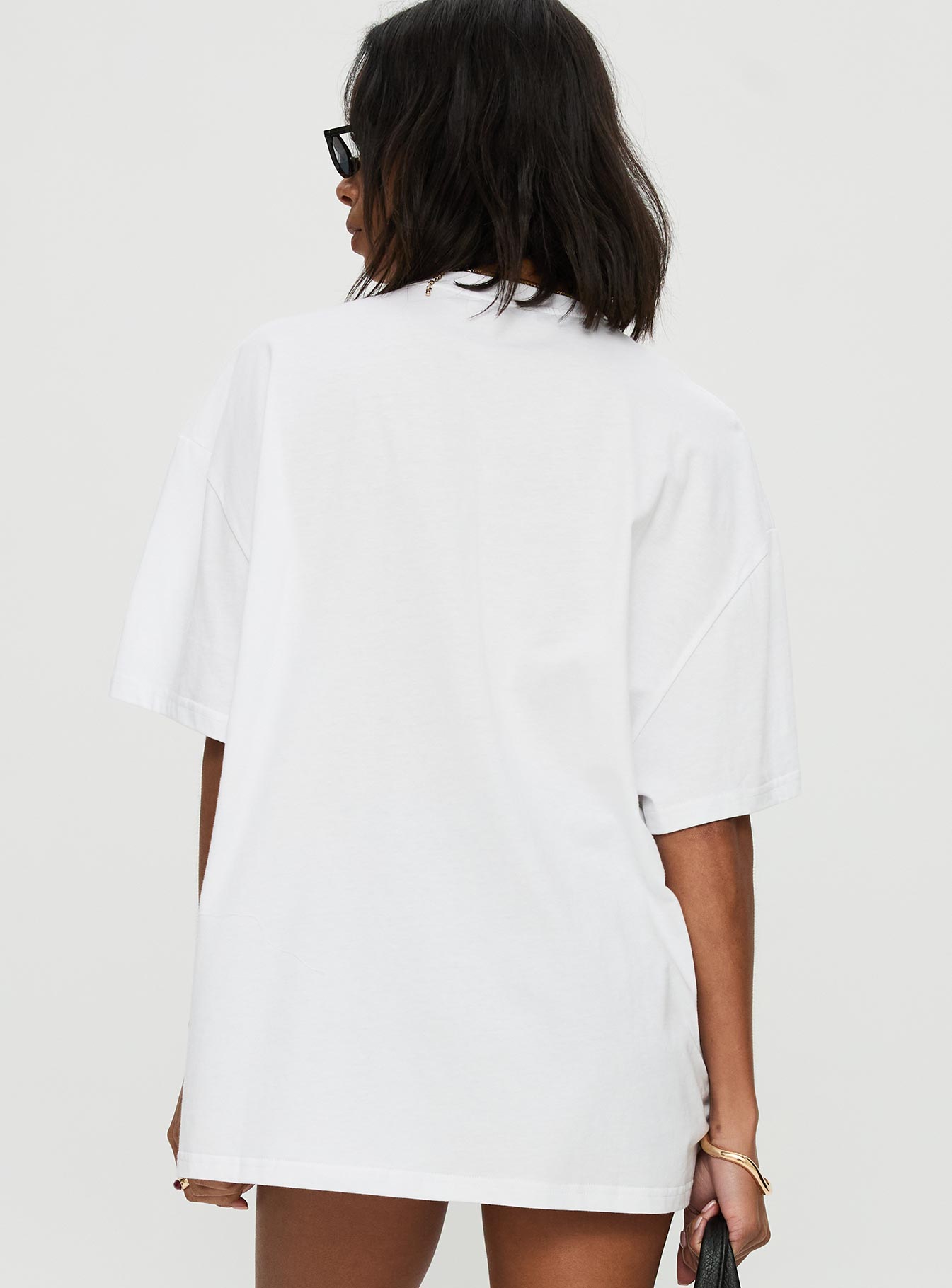 Tarot Card Oversized Graphic Top White Multi - Image 5