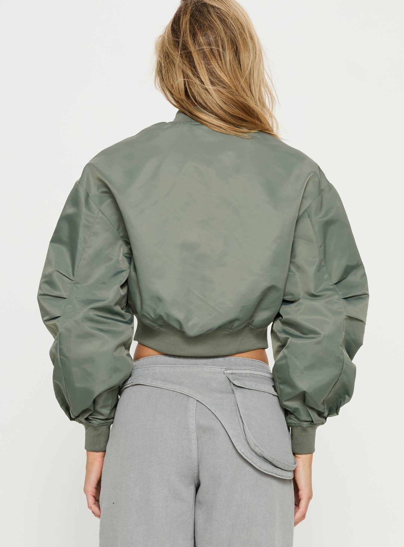 Thalya Bomber Jacket Green - Image 5