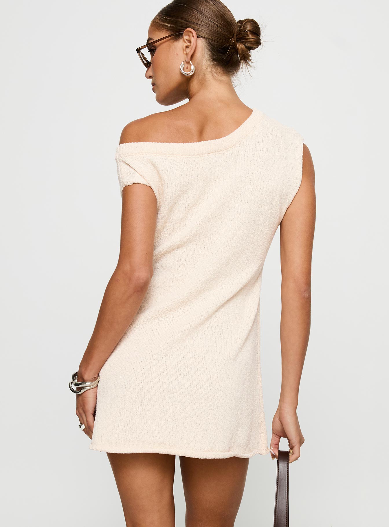 Liberation Off The Shoulder Mini Dress White - Image 6