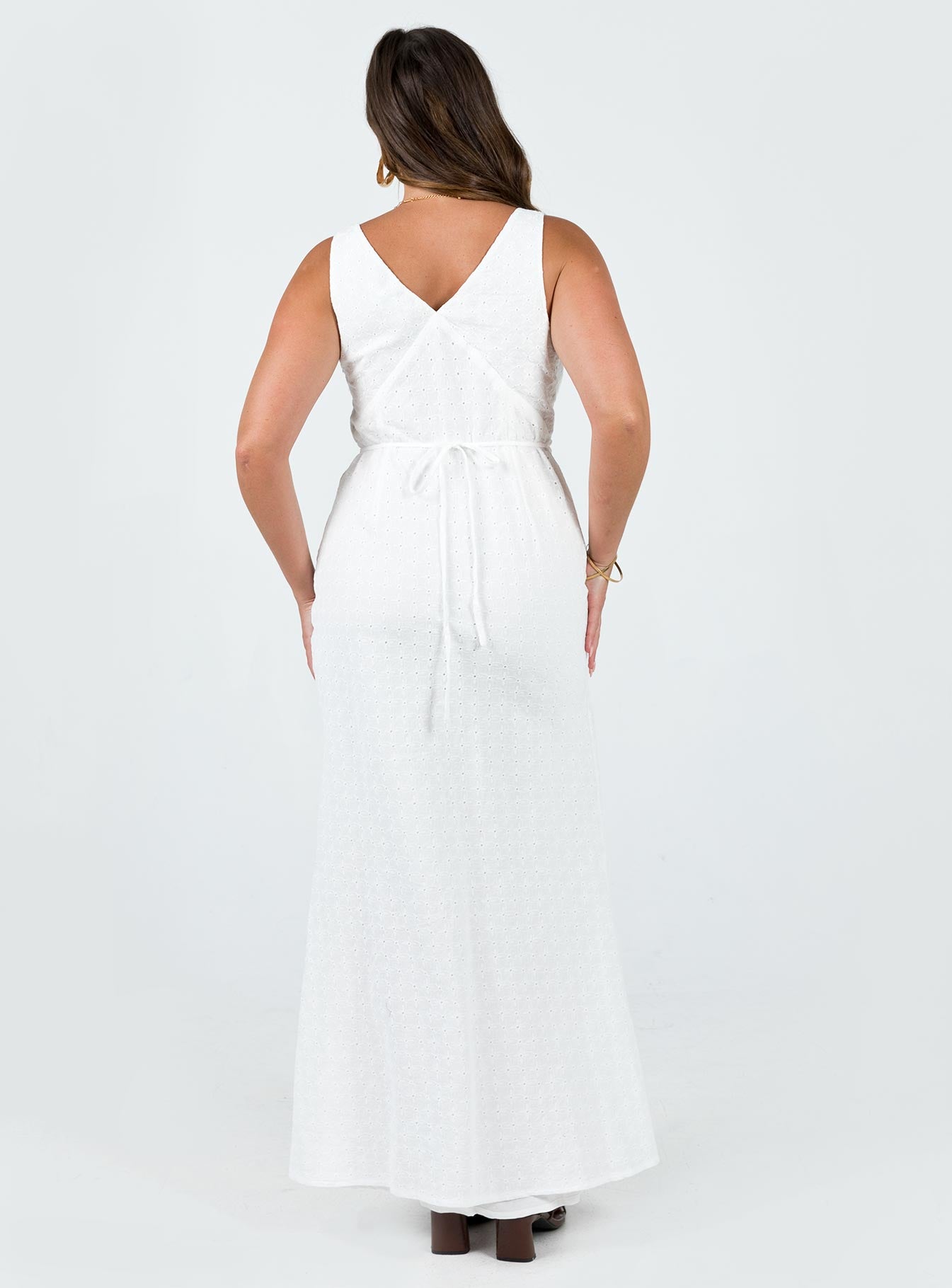 Nellie Maxi Dress White - Image 5