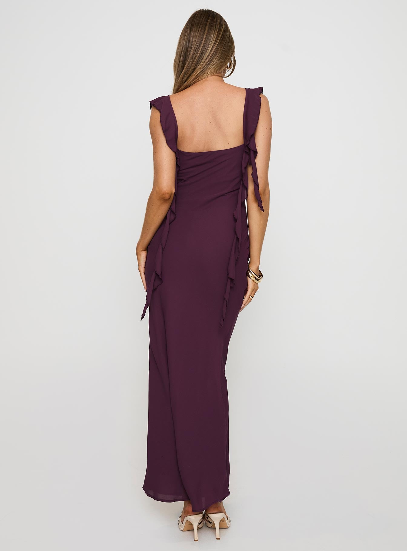 Lanai Maxi Dress Plum - Image 5