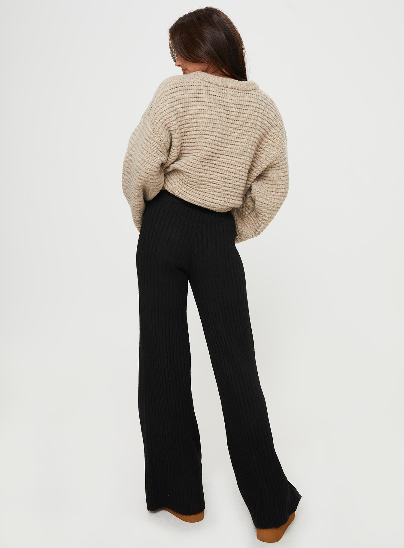 Montana Knit Pants Black - Image 5
