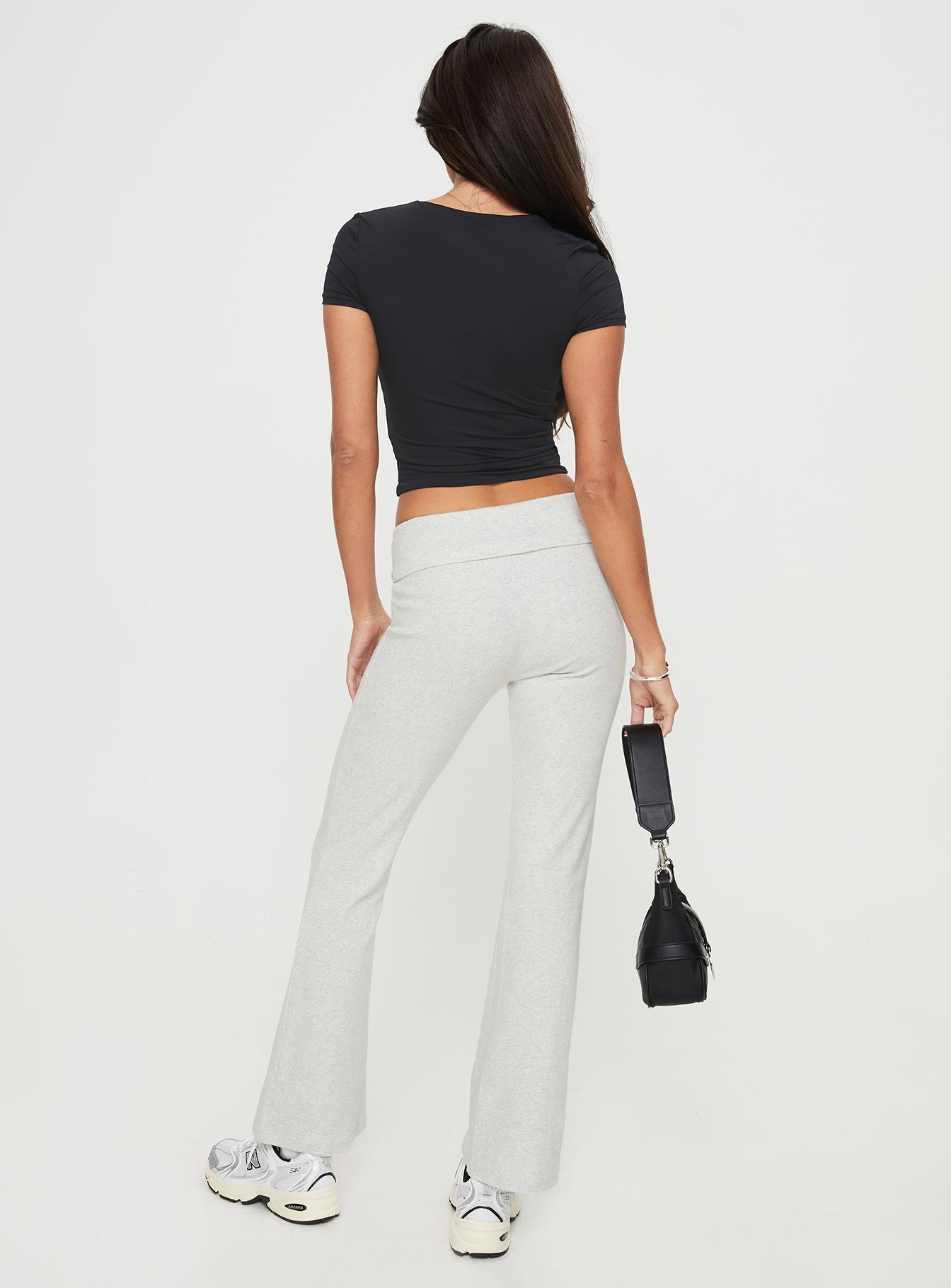 Norment Rib Pants Grey Tall - Image 5