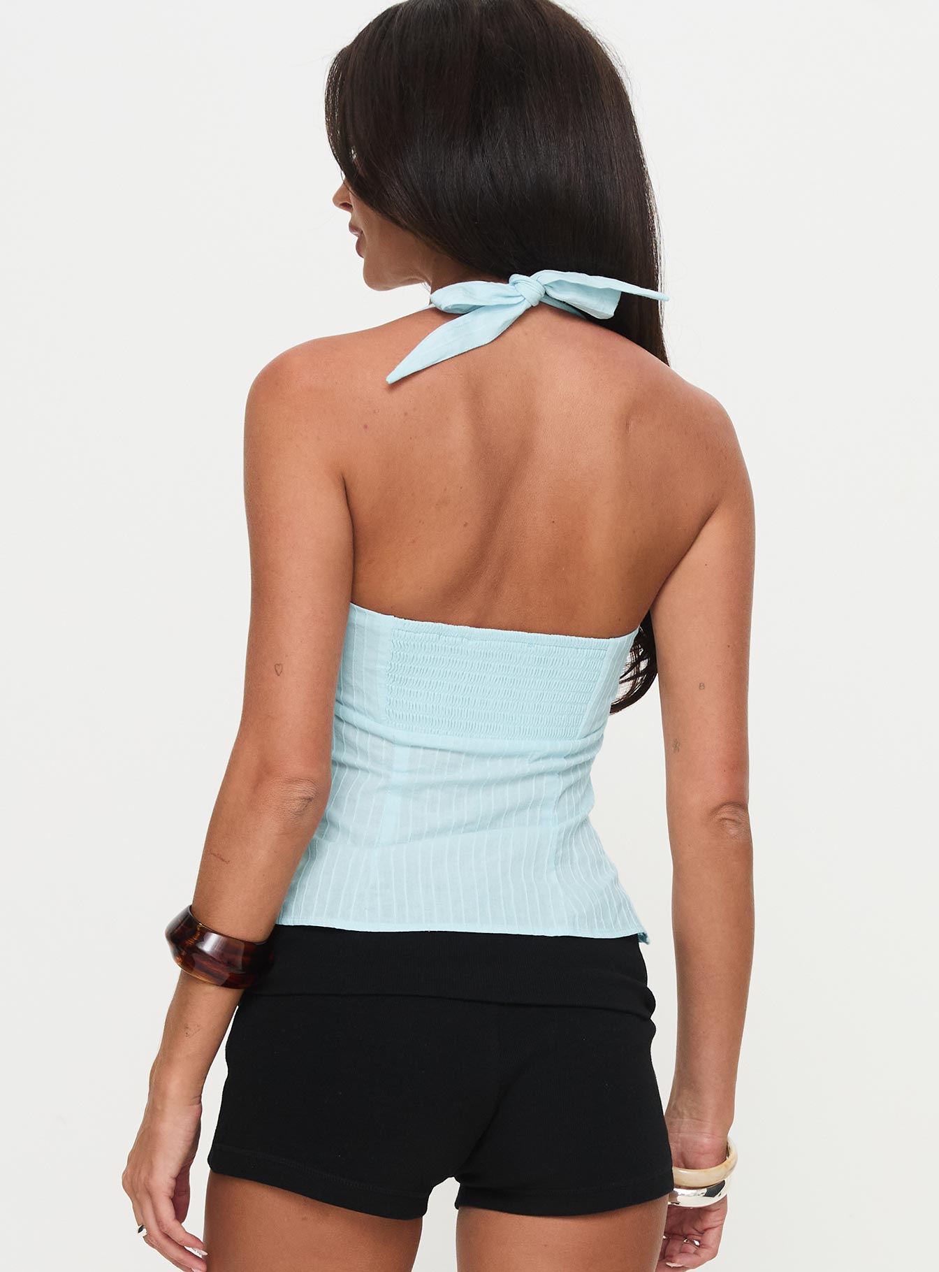 Isabetta Halter Top Aqua - Image 5