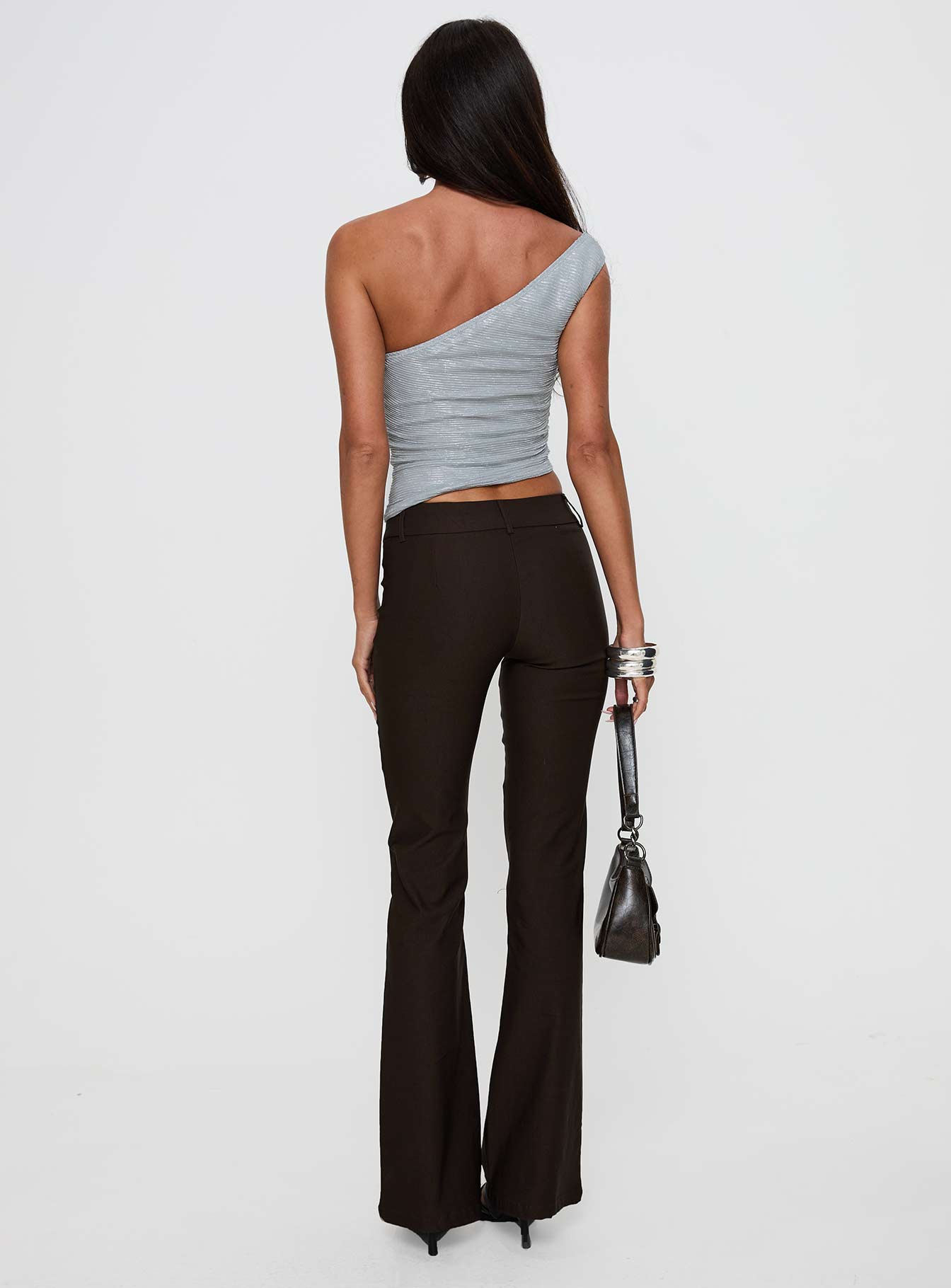 Kinkirk Flared Pants Chocolate - Image 5