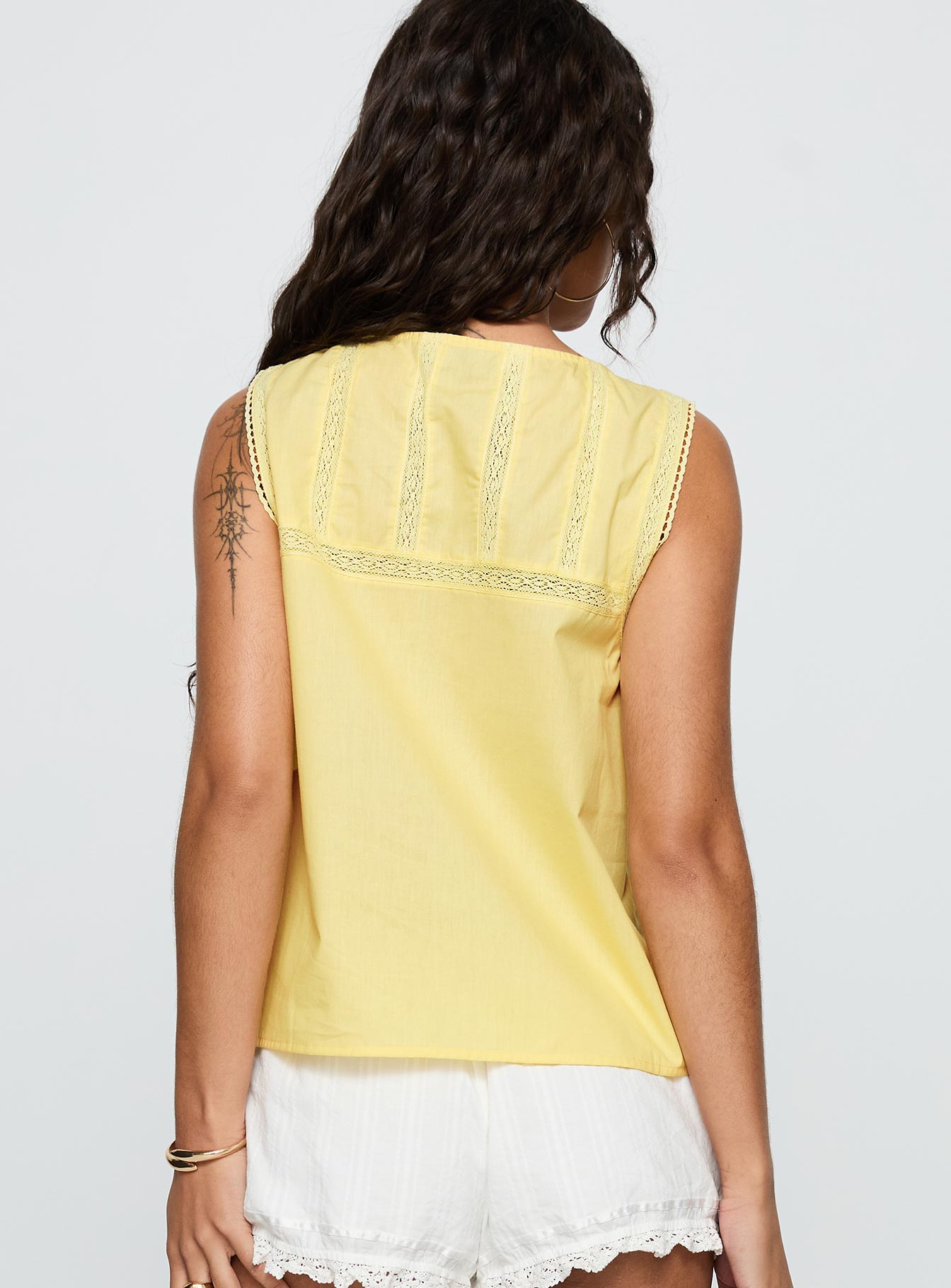 Angourie Blouse Top Lemon - Image 5
