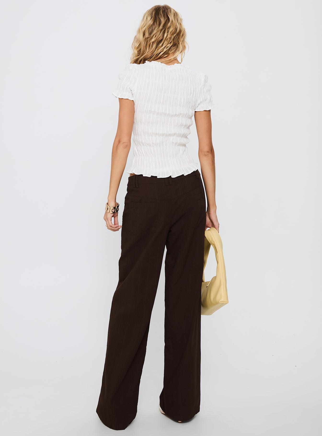 Vendi Low Rise Pant Chocolate - Image 5