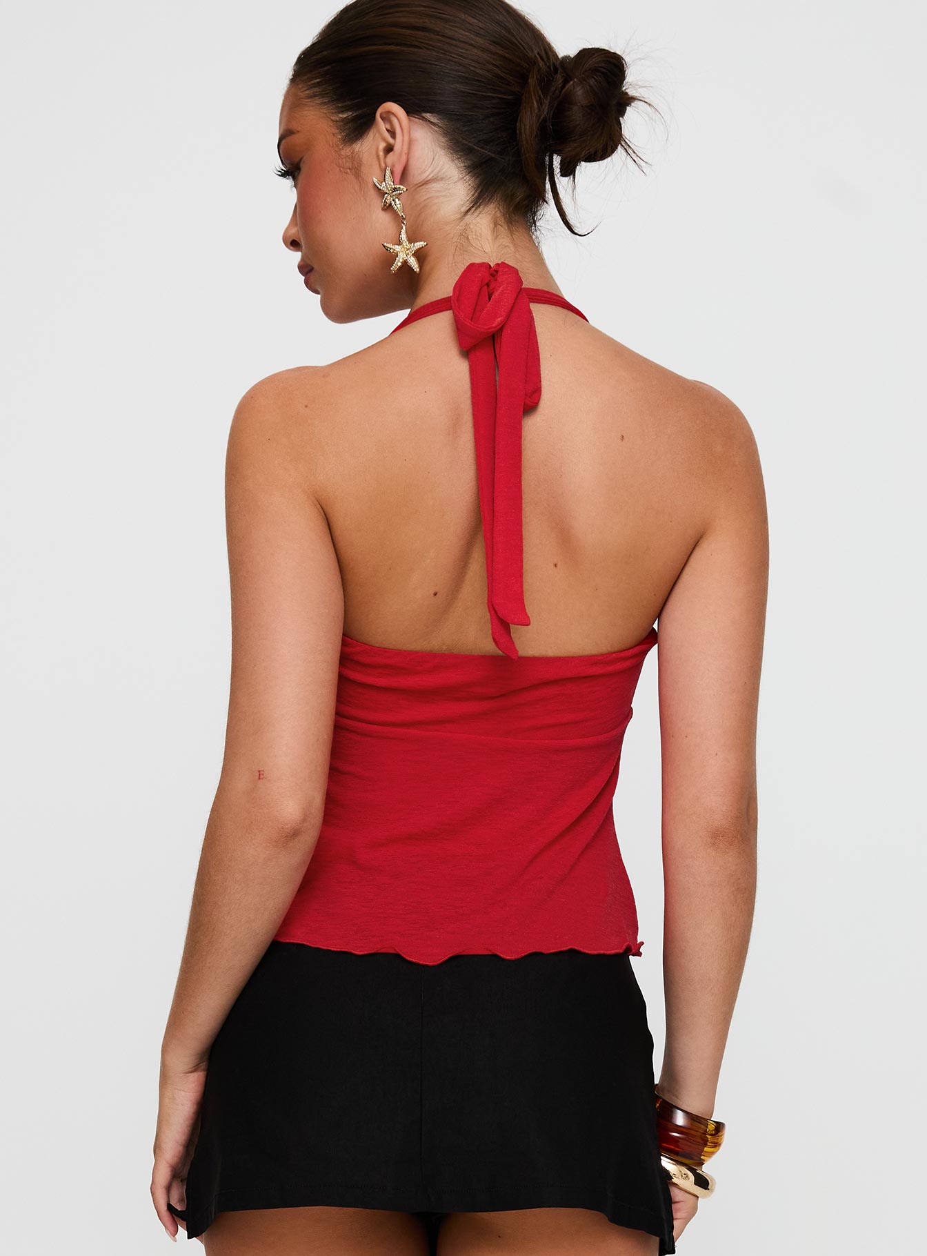 Attina Hardware Detail Top Red - Image 5