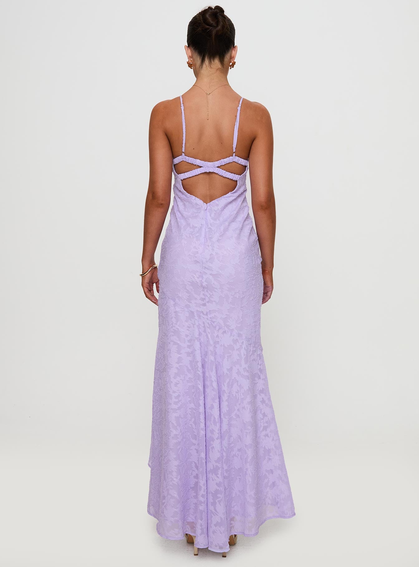 Cyrene Maxi Dress Lilac - Image 5