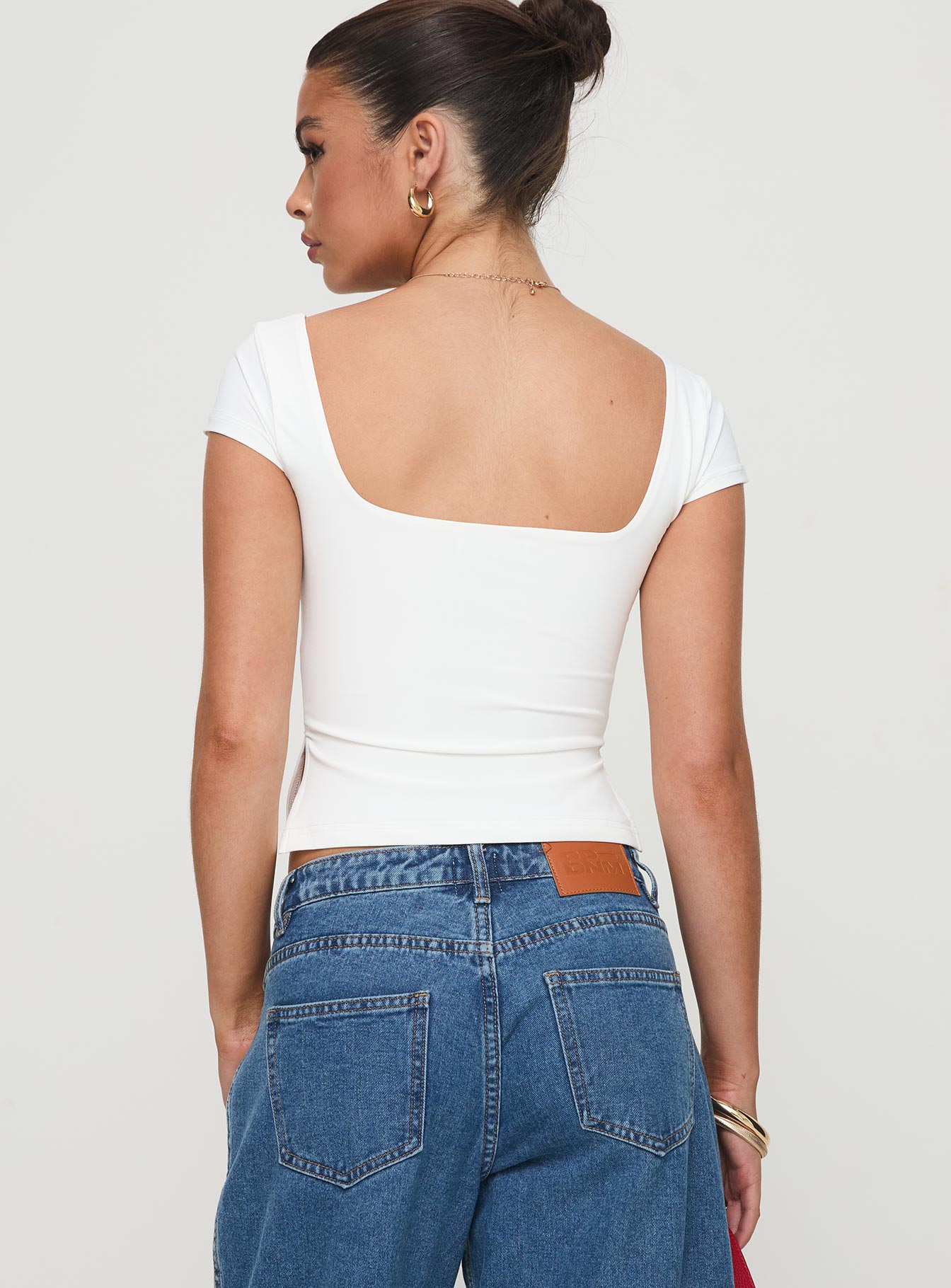 Rehna Short Sleeve Top White - Image 5