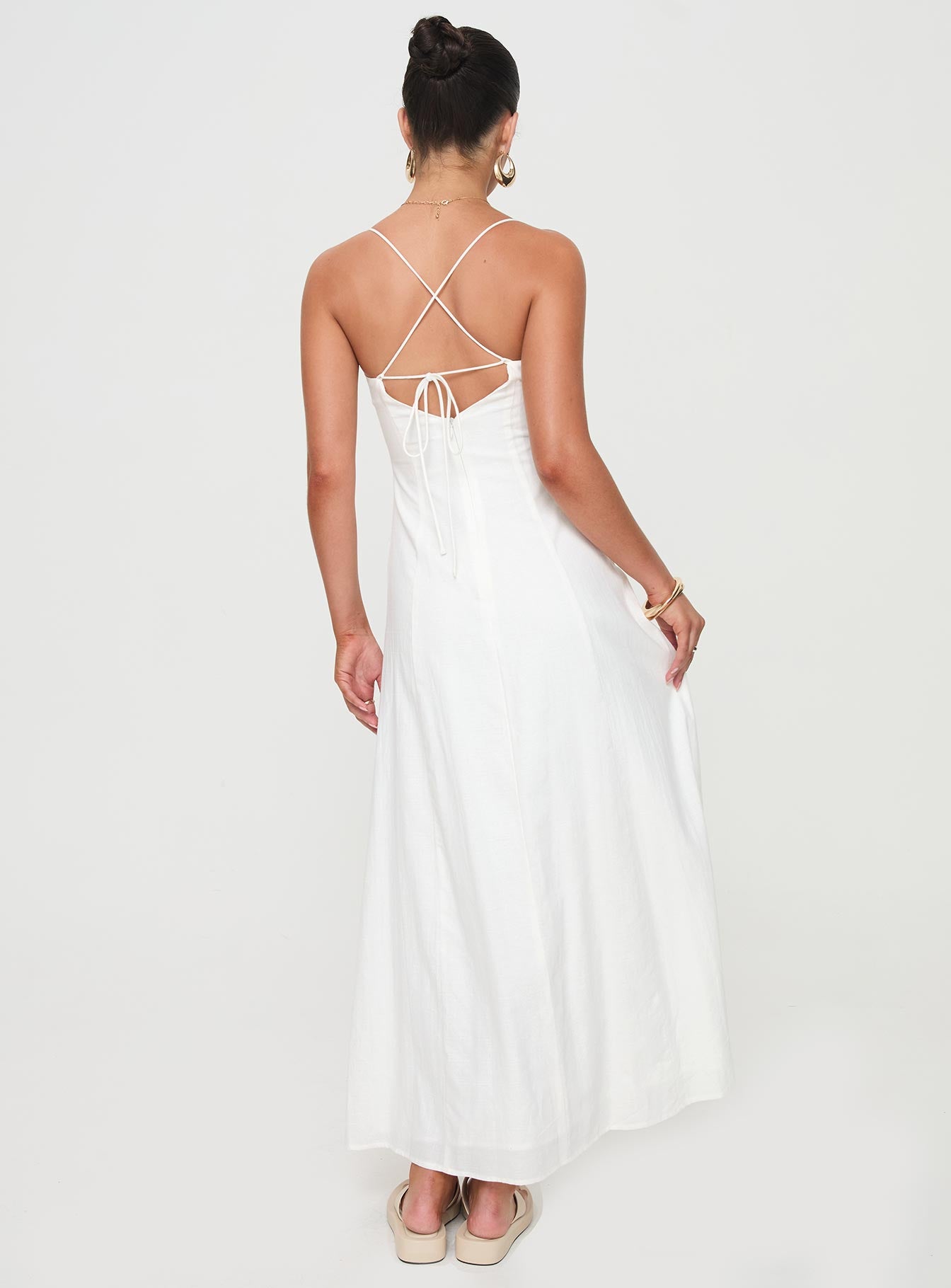 Brightwell Maxi Dress White - Image 5