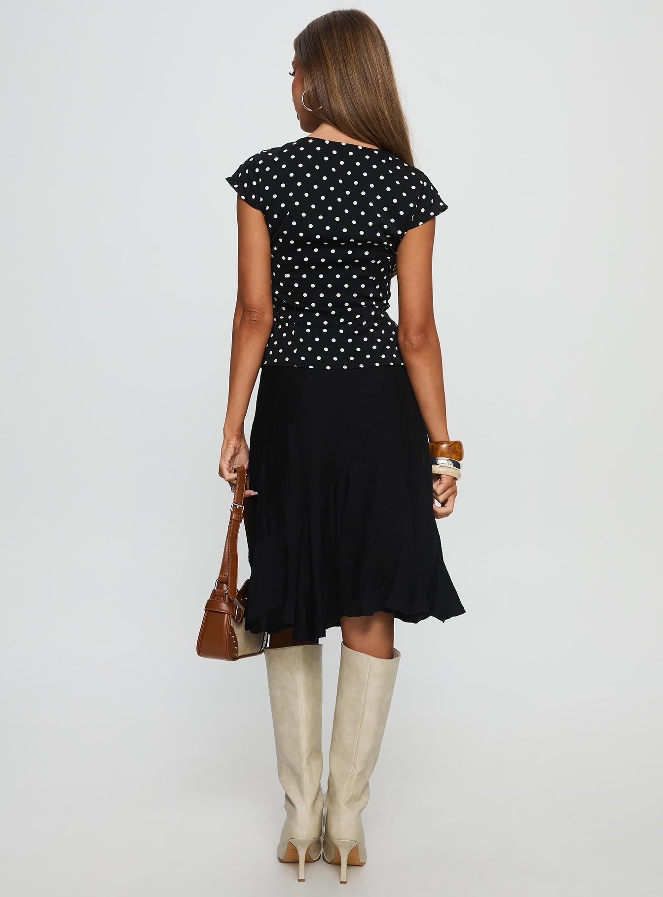 With Kindness Midi Skirt Black - Image 5
