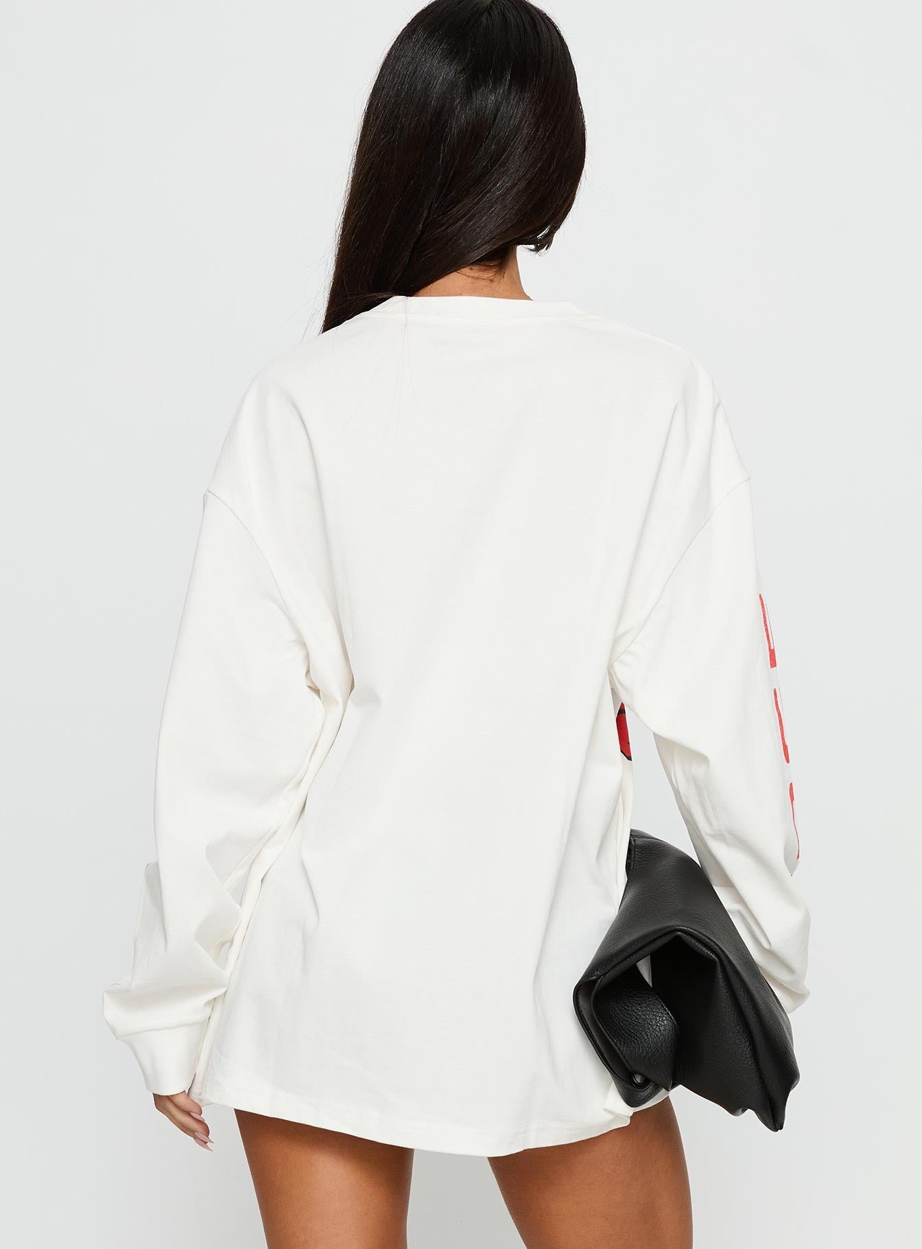 Dodge Electric Muscle Long Sleeve Graphic Top White - Image 5