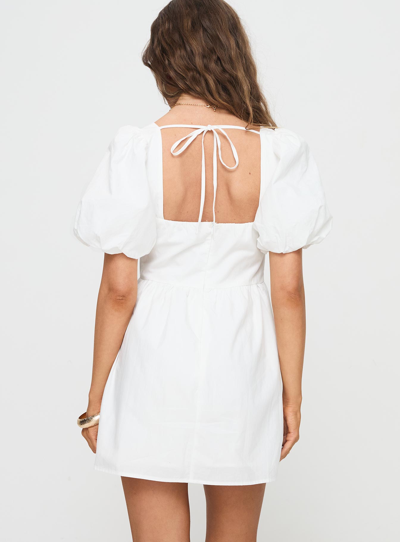 Kreamy Mini Dress White - Image 5