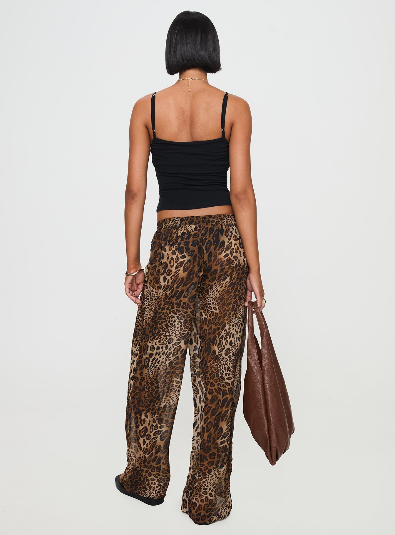 Fyre Wide Leg Pant Leopard - Image 5