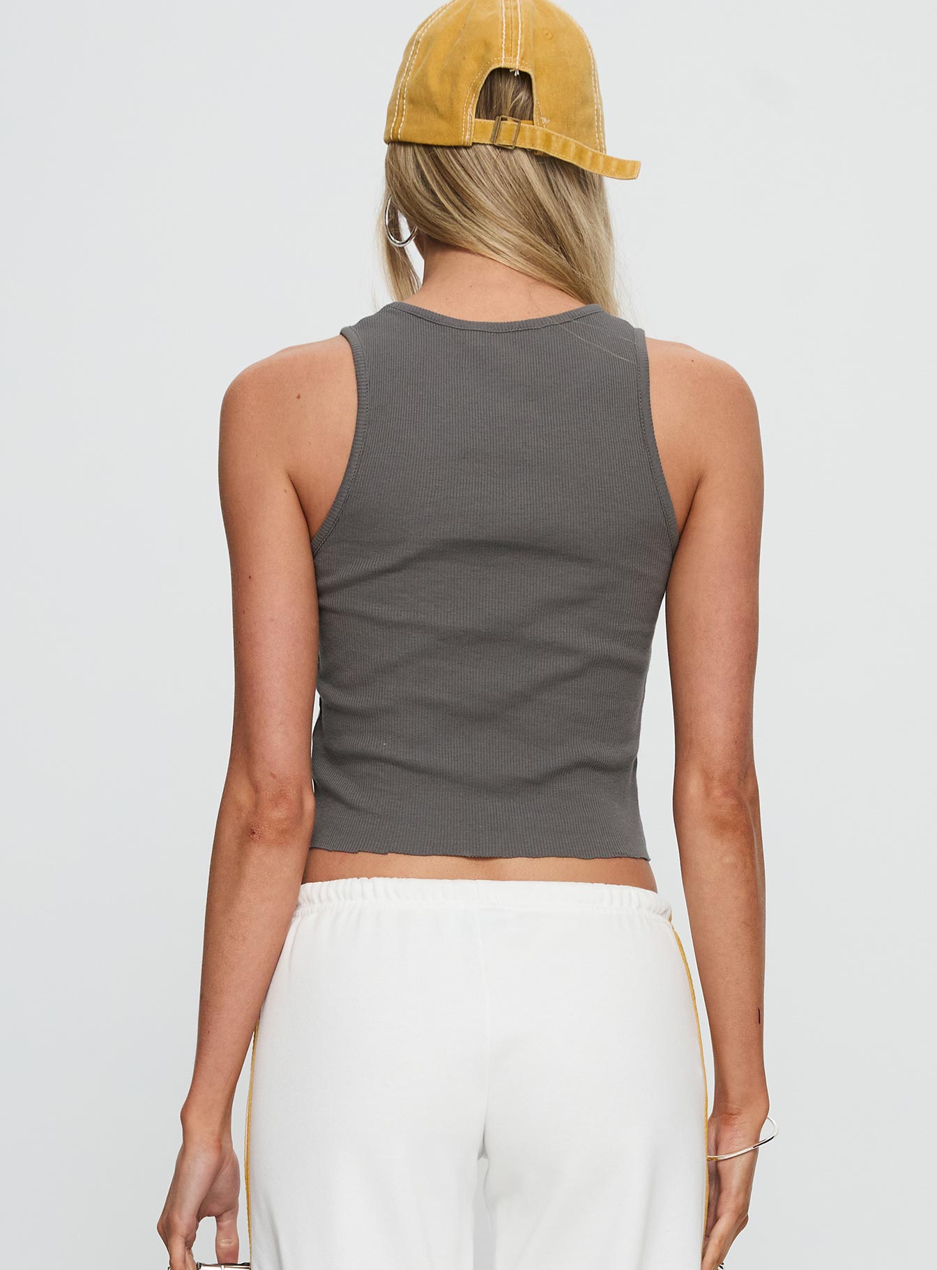 Need For Speed Tank Top Charcoal - Image 5
