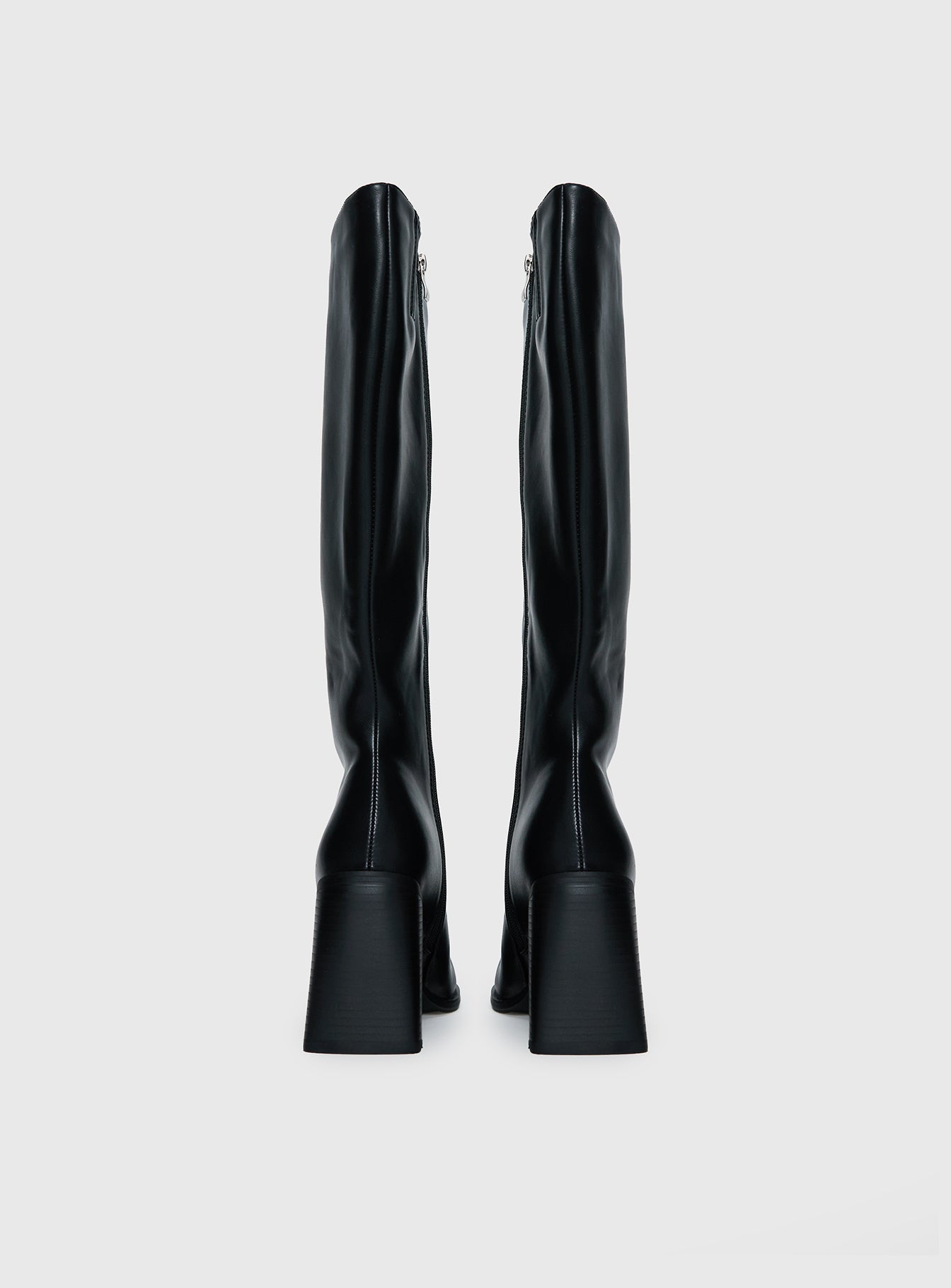Renzo Knee High Boots Black - Image 5