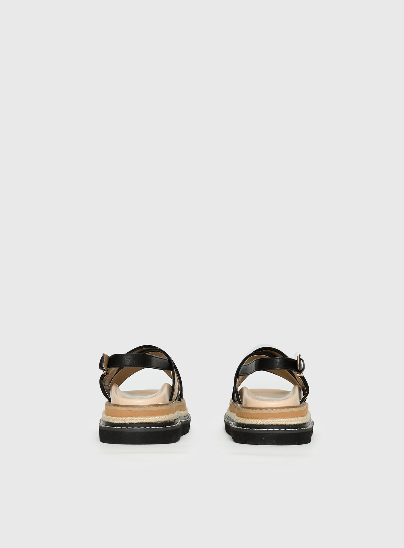 Odi Sandals Tan Black - Image 5