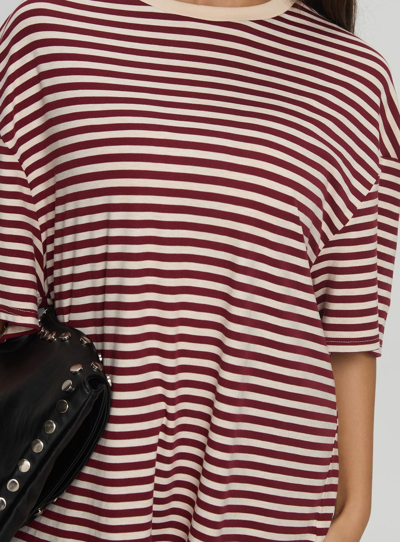 Kieryn Oversized Top Red Stripe - Image 6