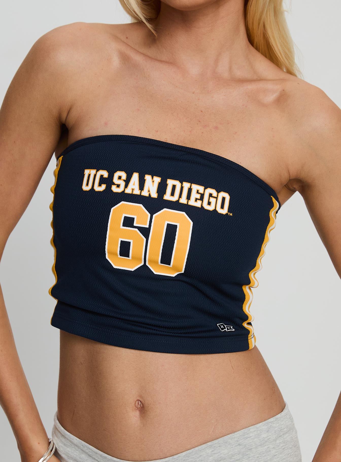 Uc San Diego Jersey Tube Top Blue - Image 6