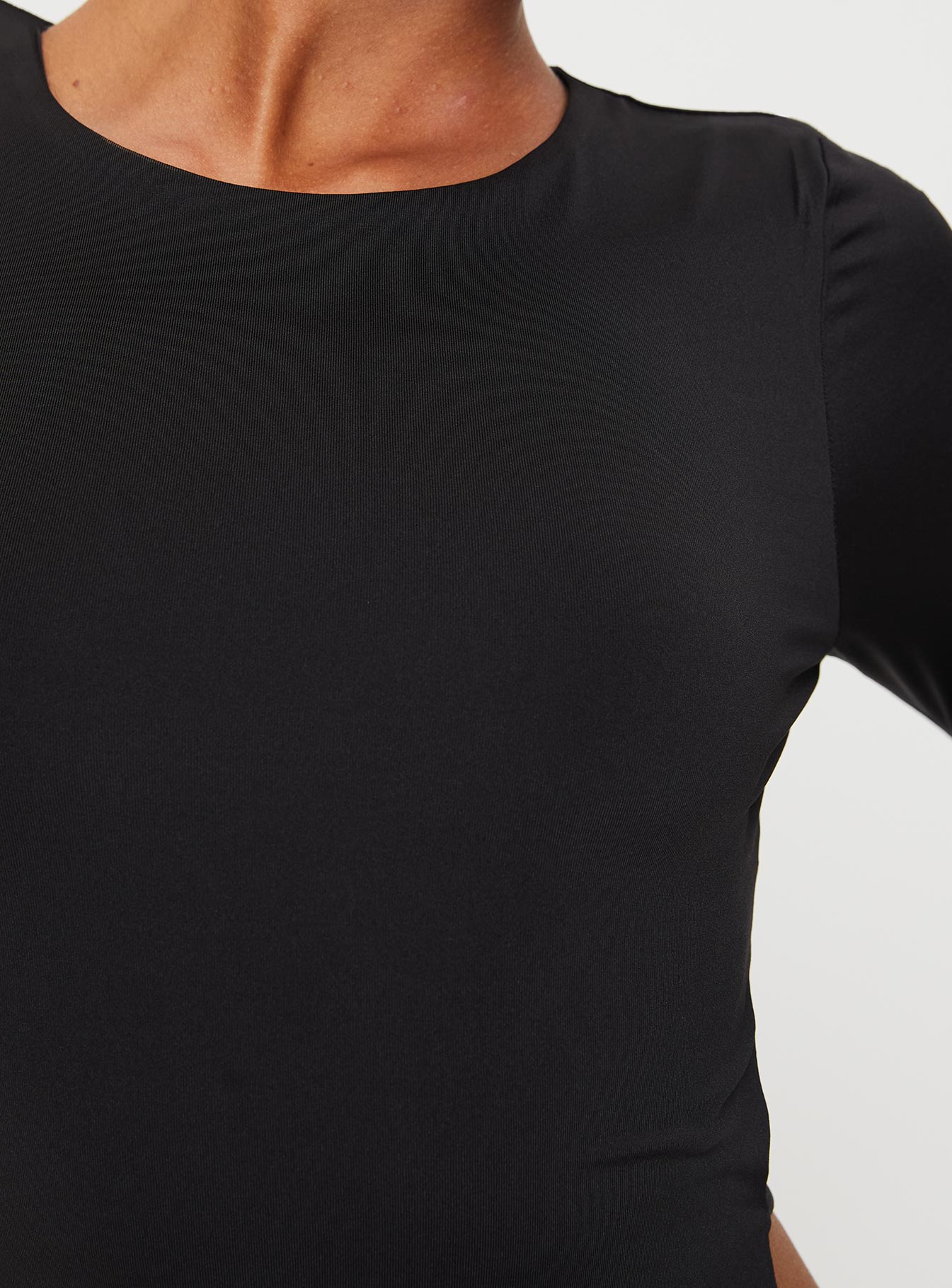 Uzo Long Sleeve Top Black - Image 6