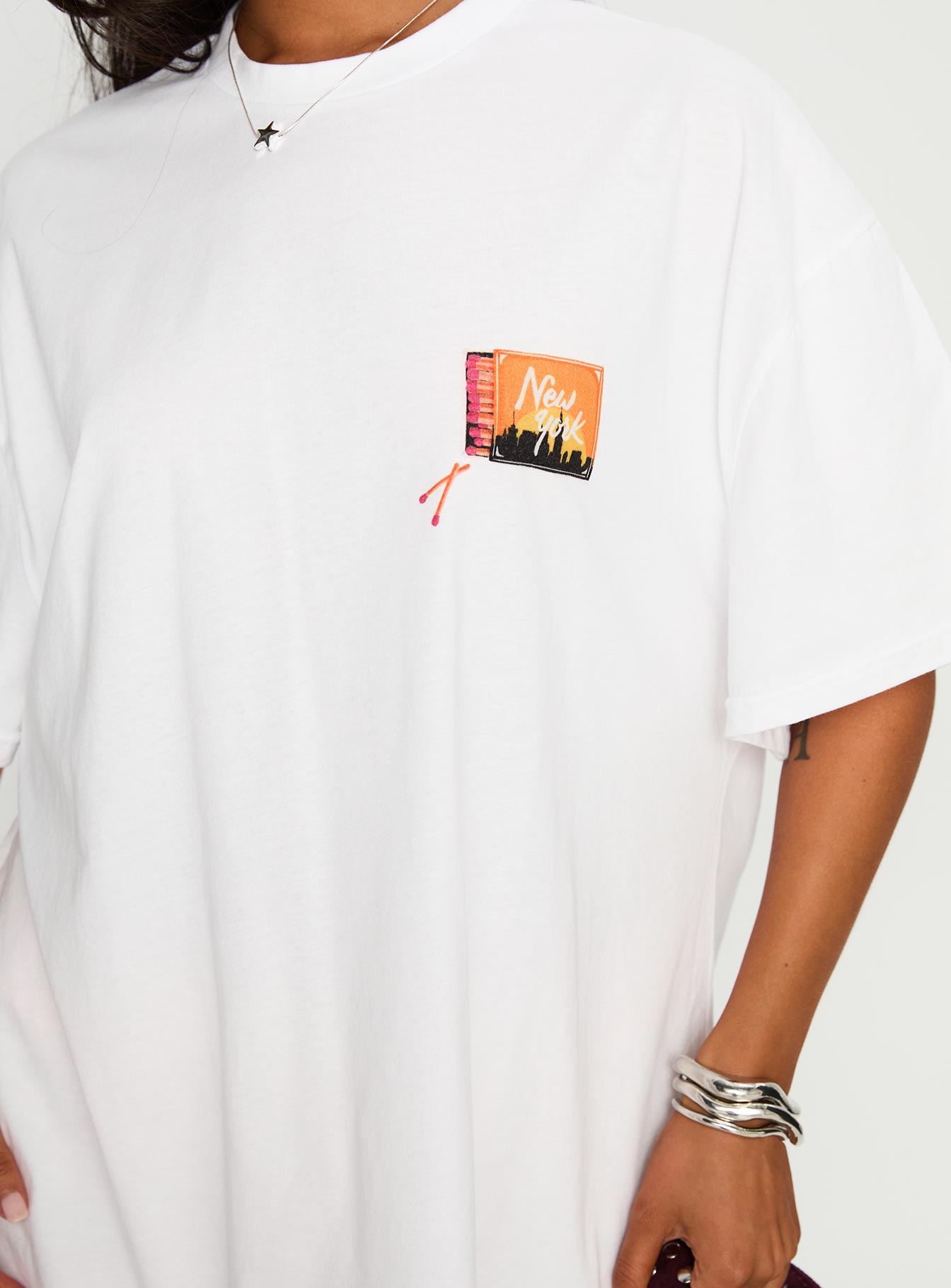 Matchbox Collection Graphic Tee White Multi - Image 6